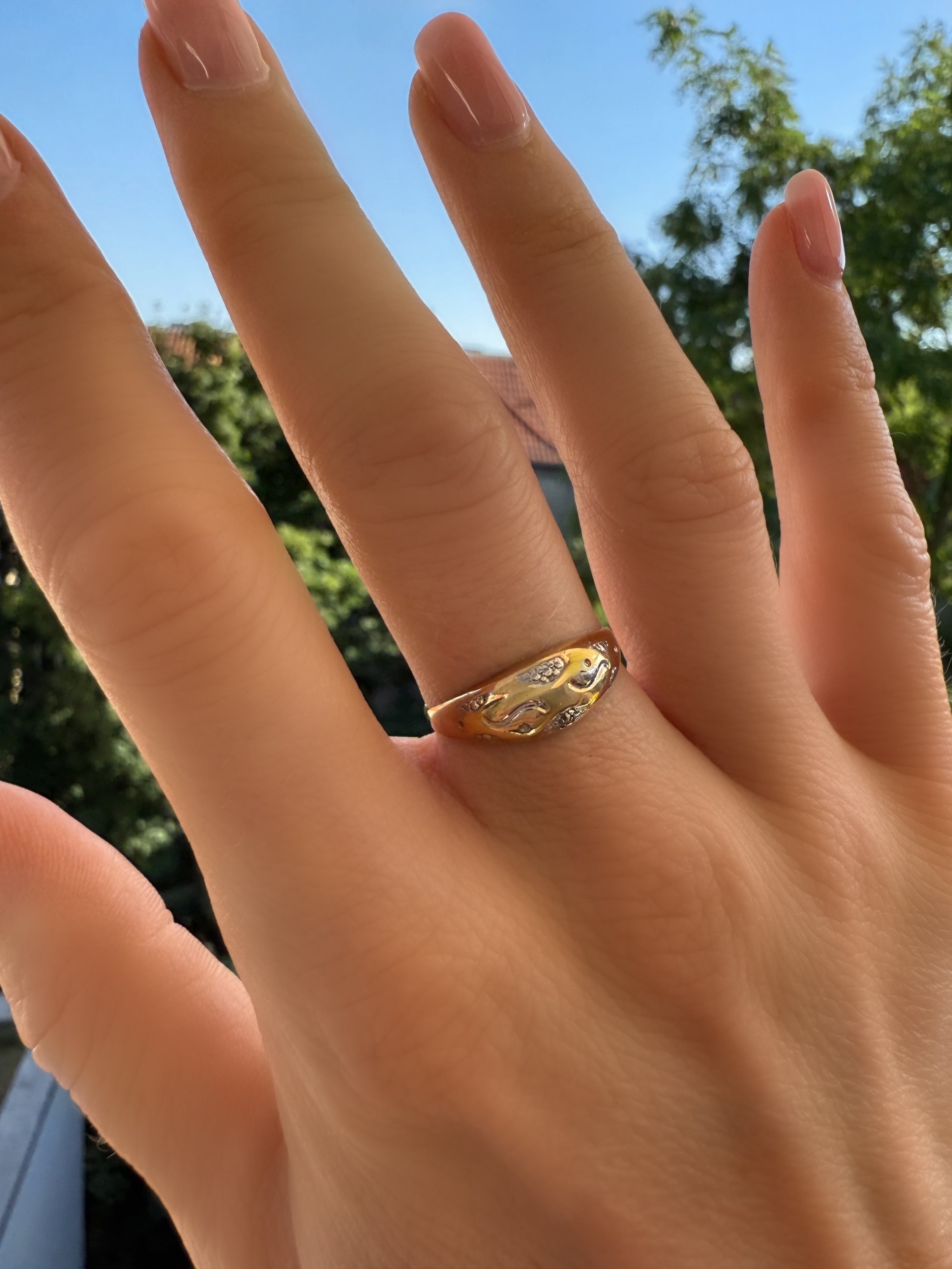 #9 Ring mit Diamant - RG 56