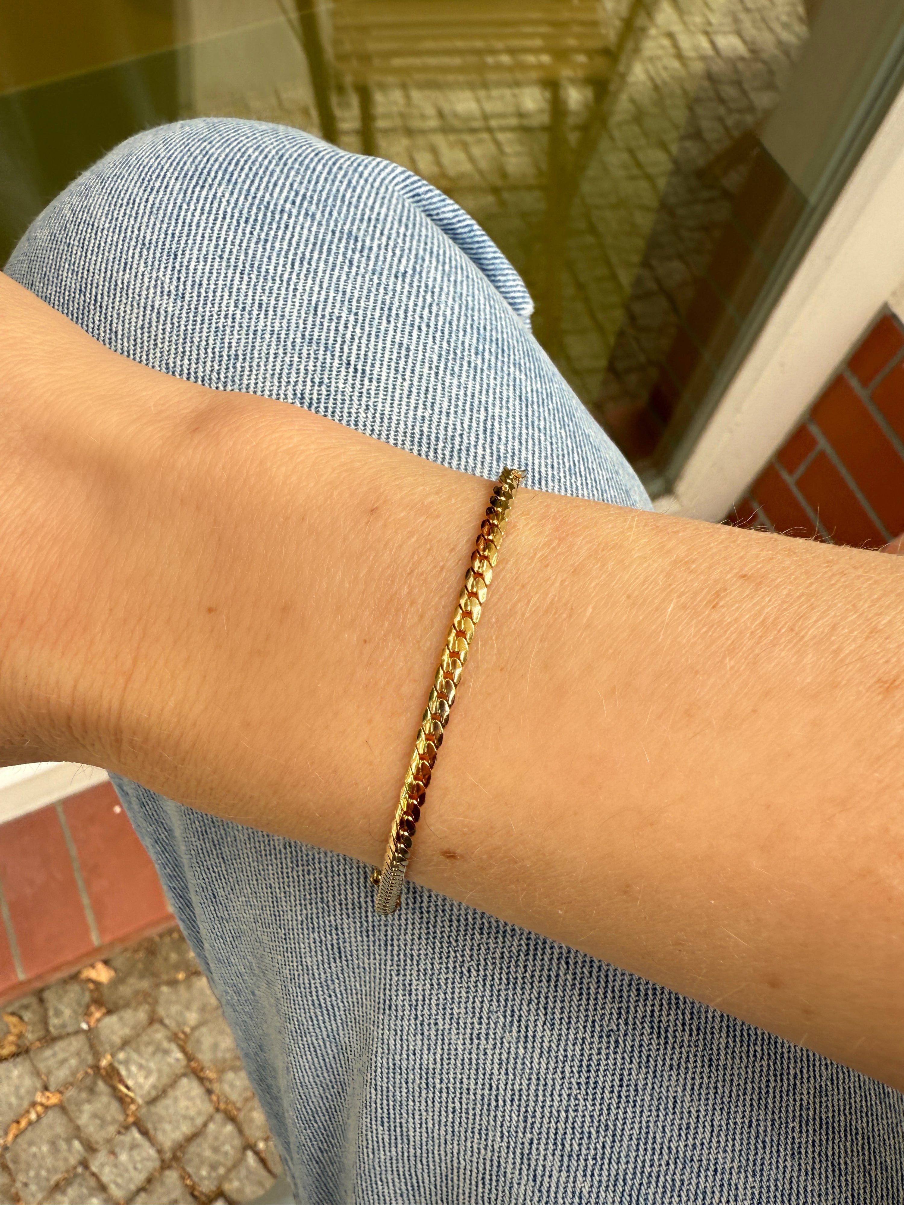 #1150 Massives 8k Armband - 19cm