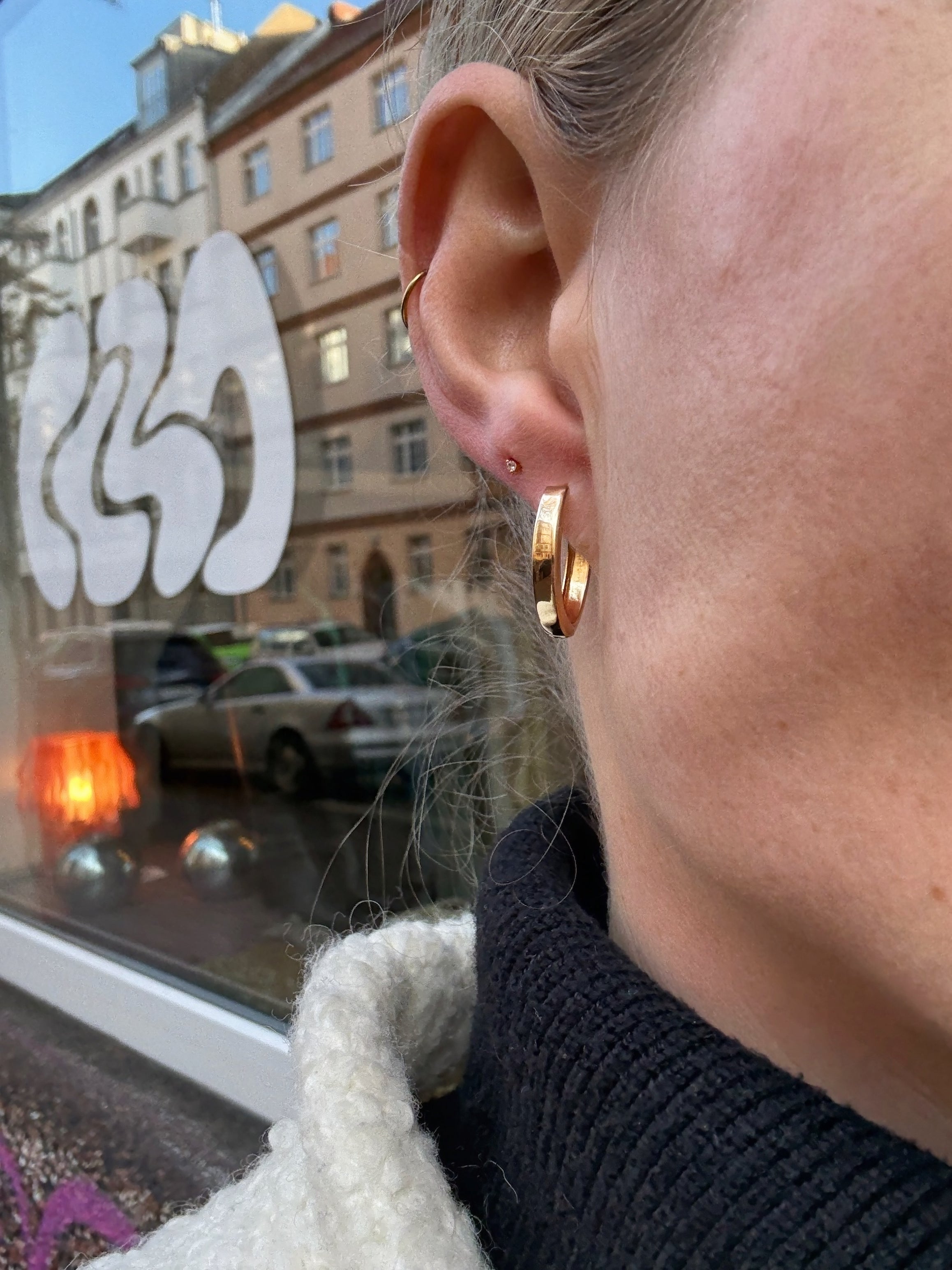 #369 8k Creolen - 1,9cm