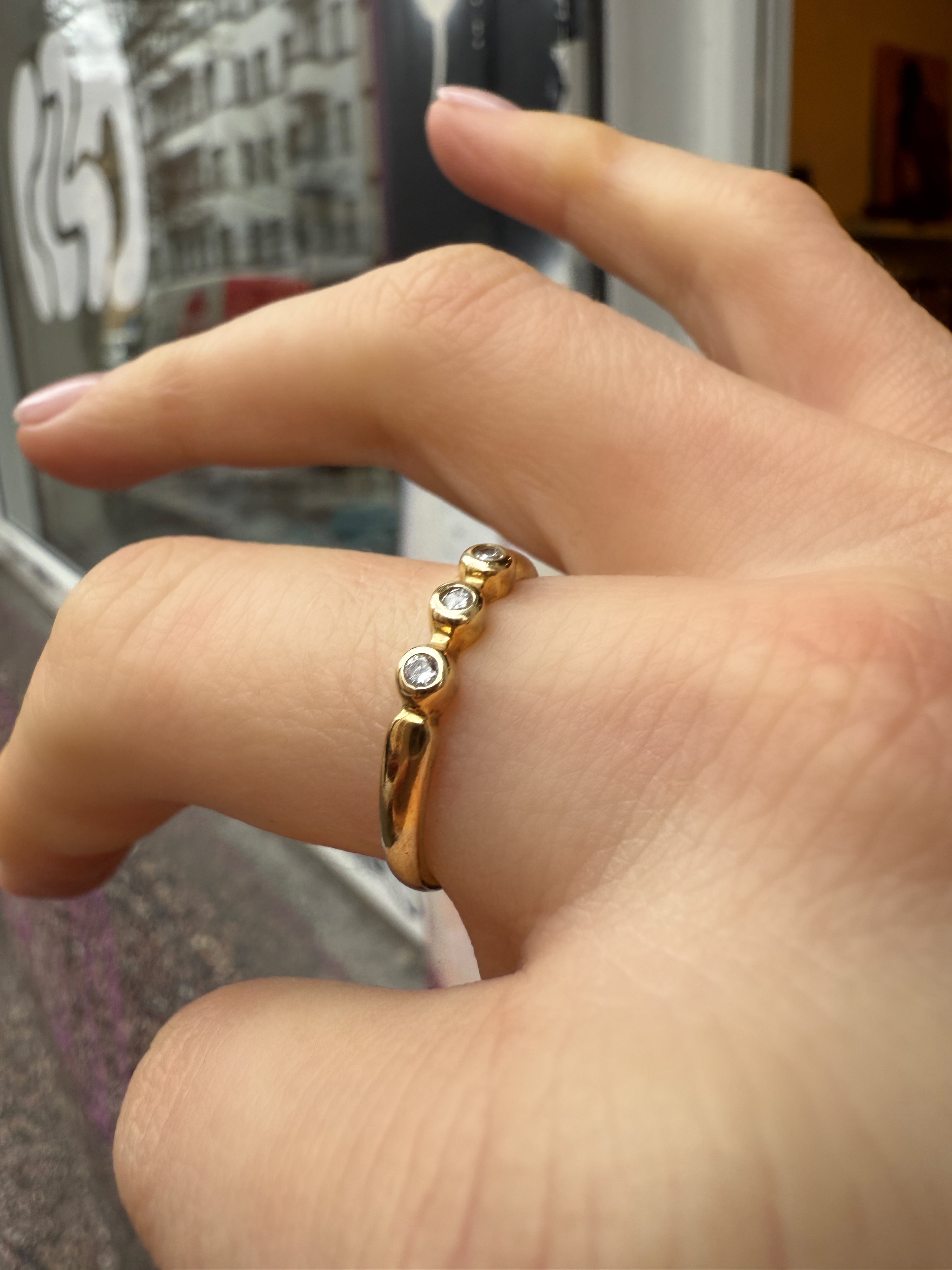 #610 8k Ring mit Zirkon - RG 56