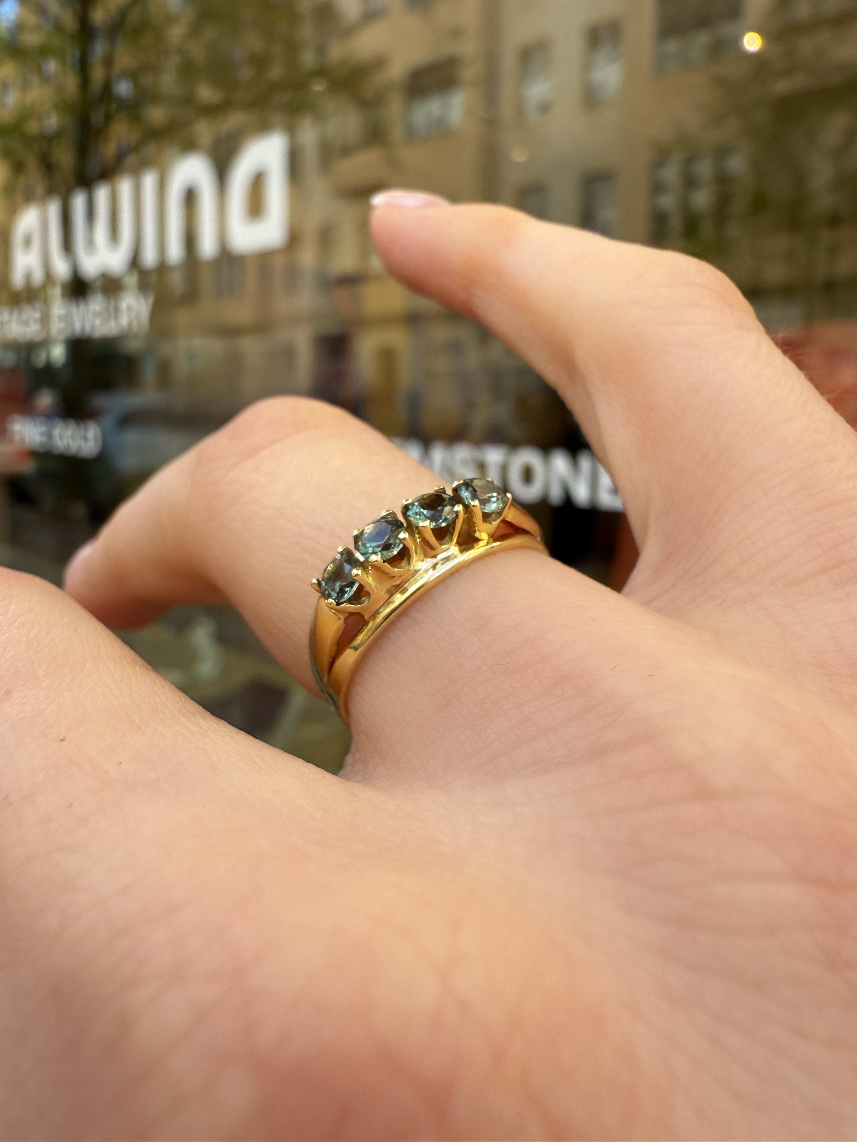 #885 14k Ring mit Peridot - RG 51