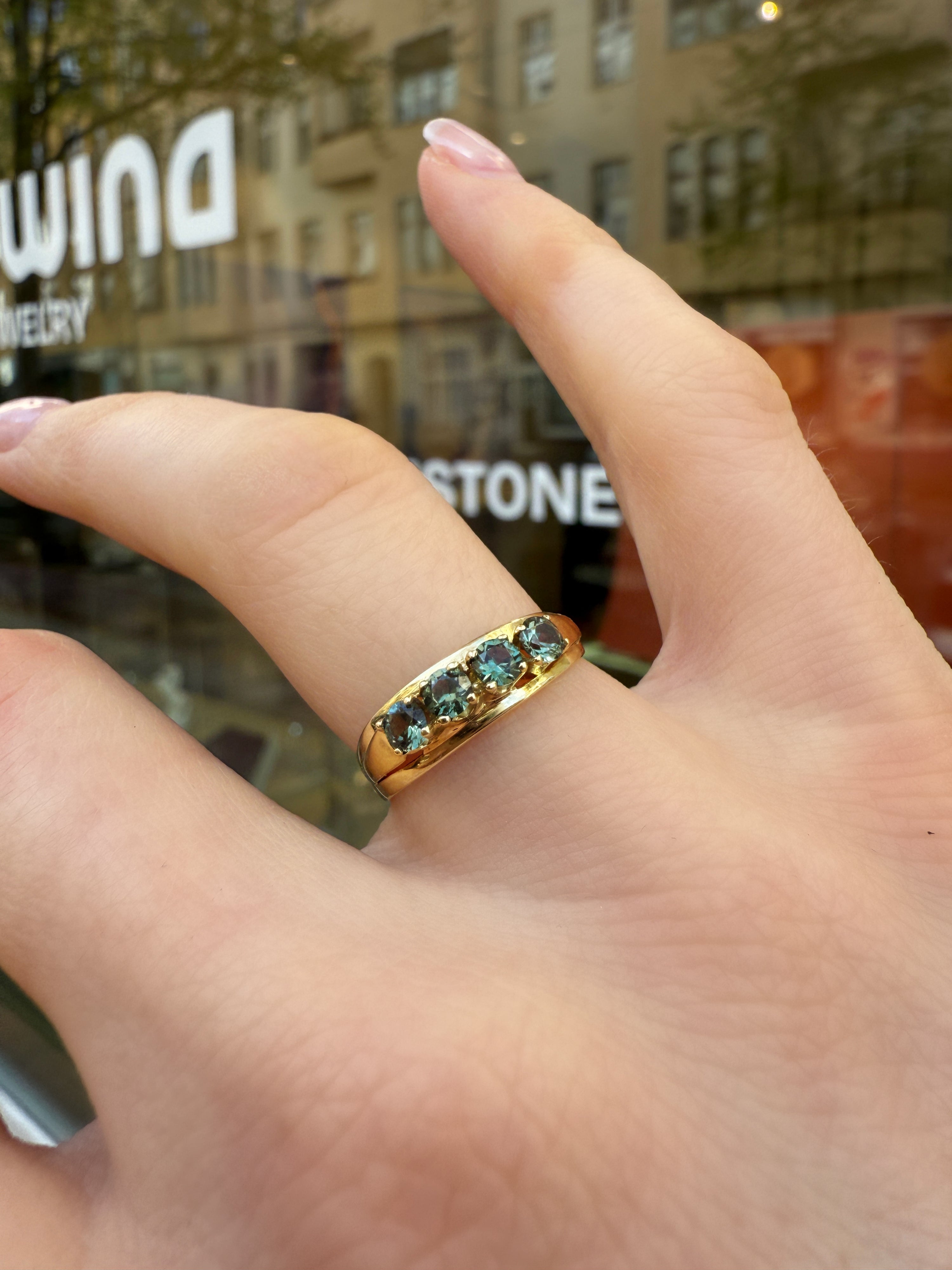 #885 14k Ring mit Peridot - RG 51