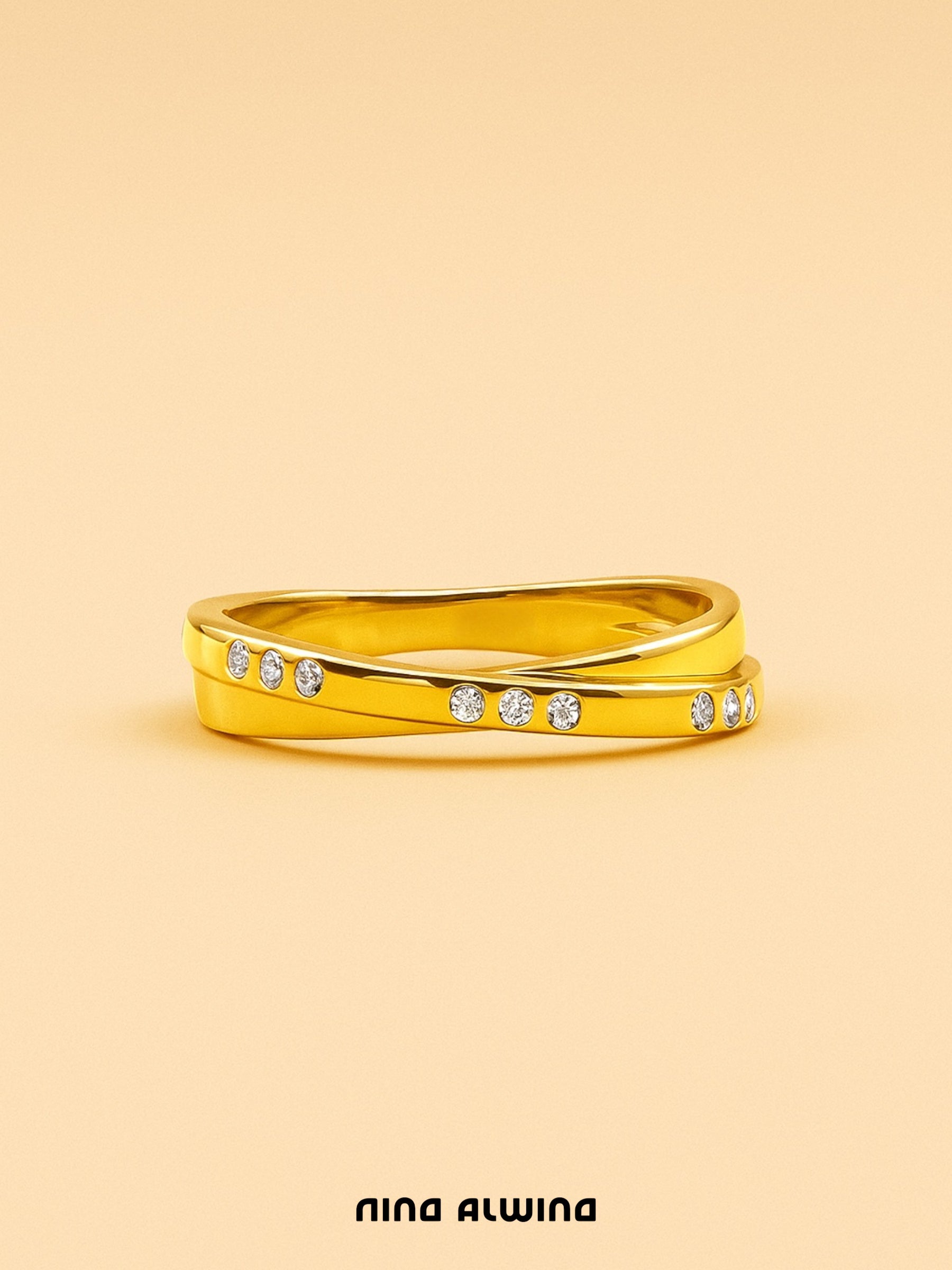 #98 8k Ring mit Zirkonia  - RG 52