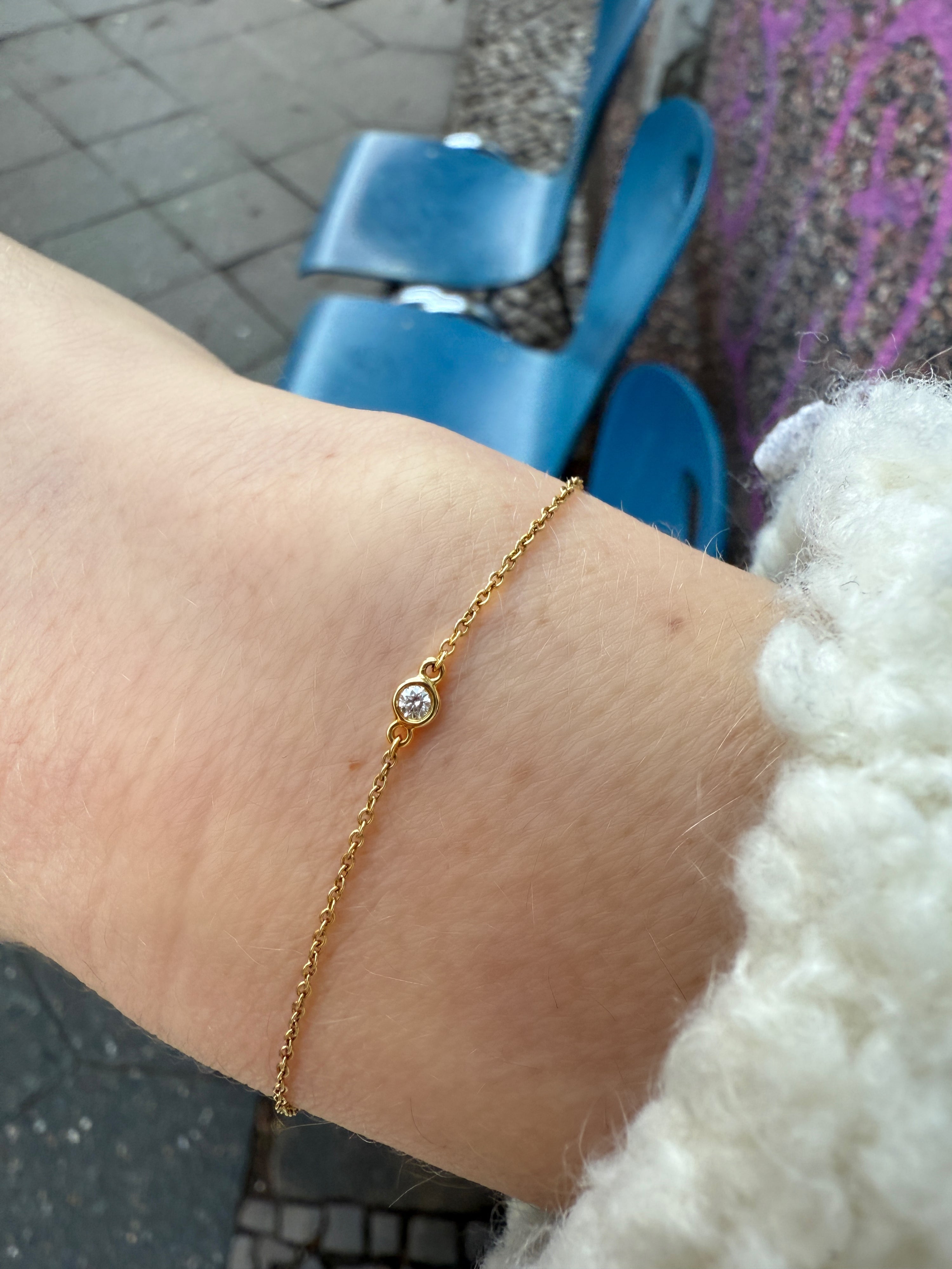 #387 18k Tiffany & Co Armband Elsa Peretti - 17,5cm