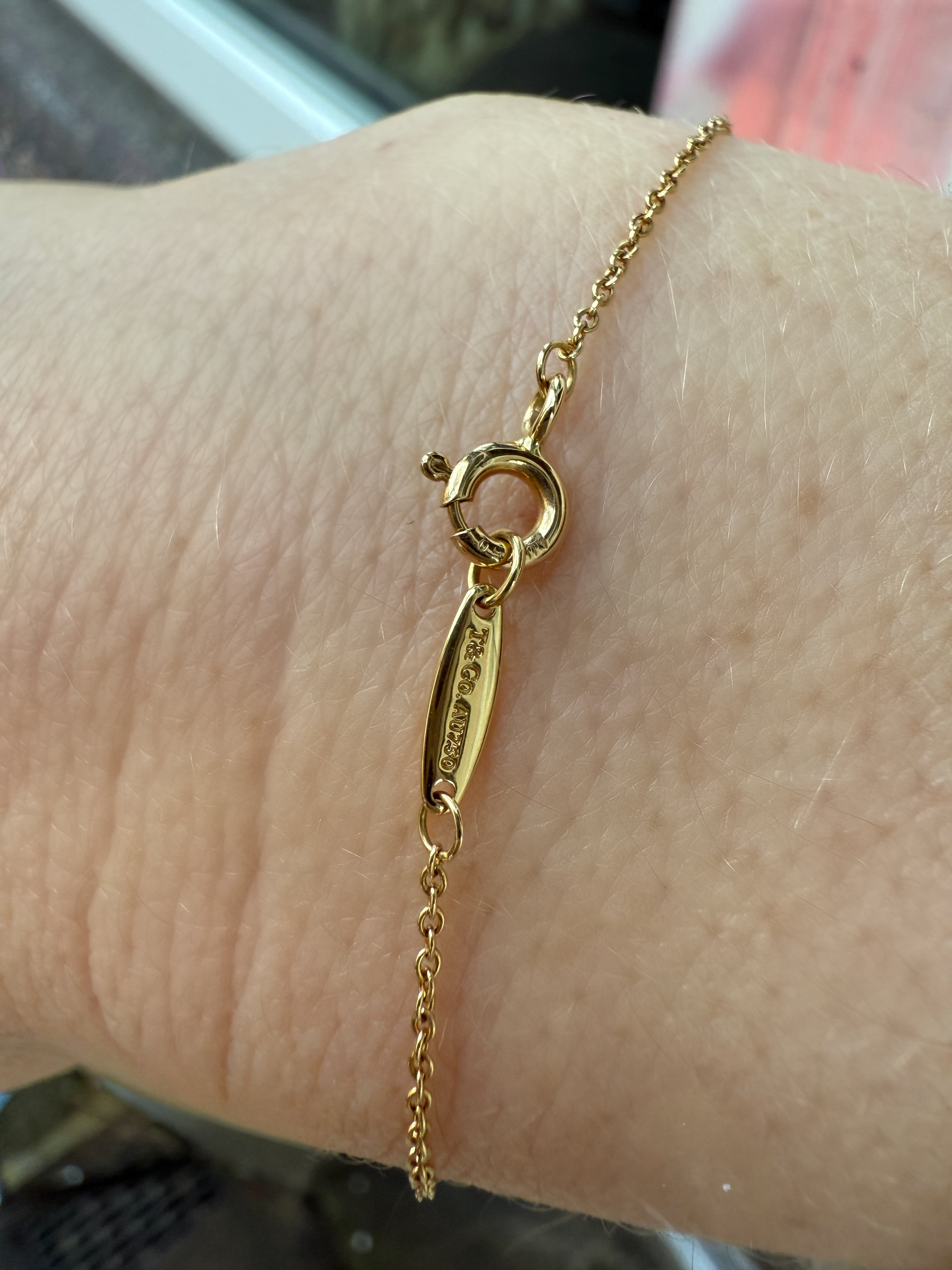 #387 18k Tiffany & Co Armband Elsa Peretti - 17,5cm