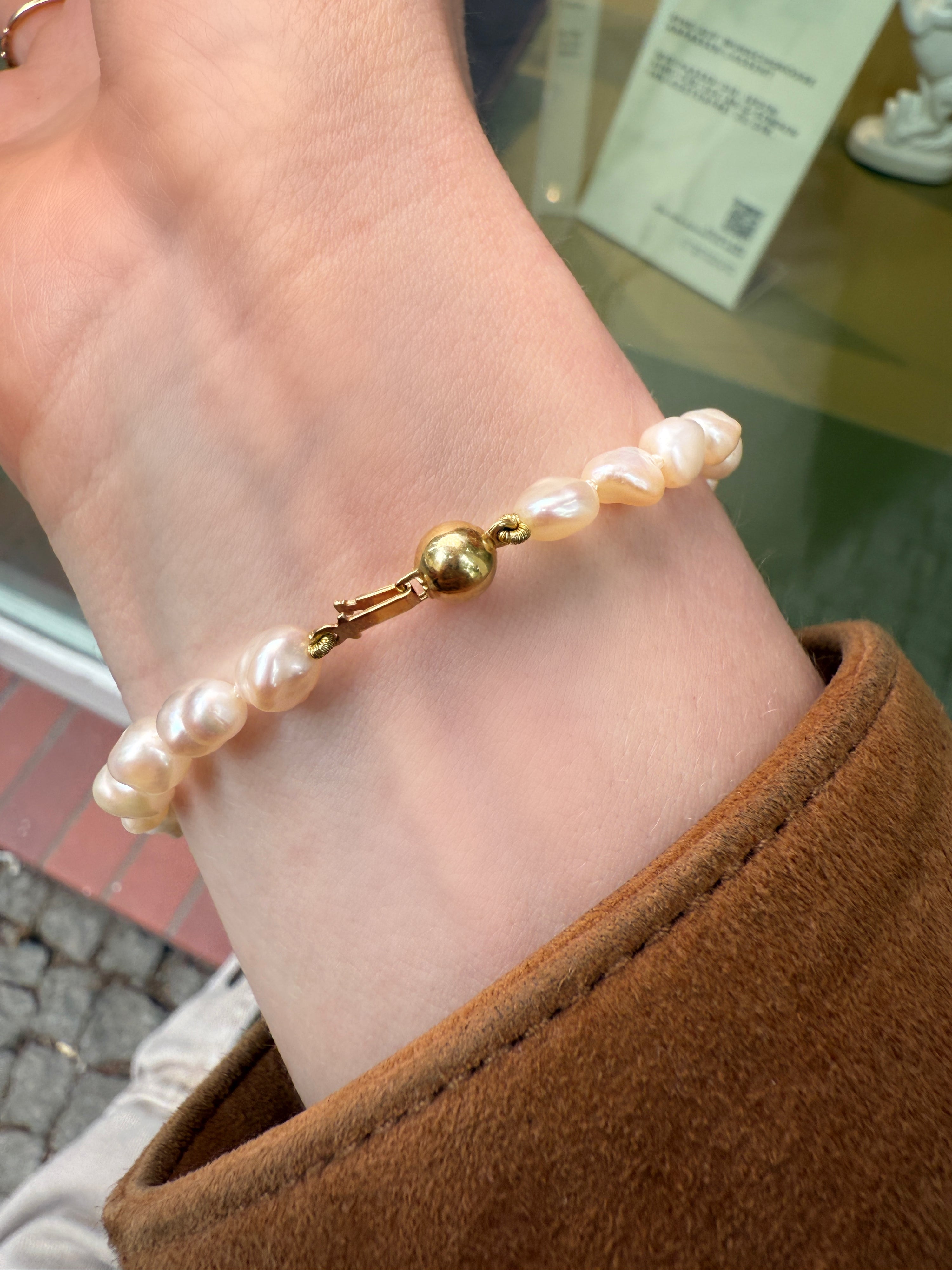 #992 8k Armband Perle - 19cm