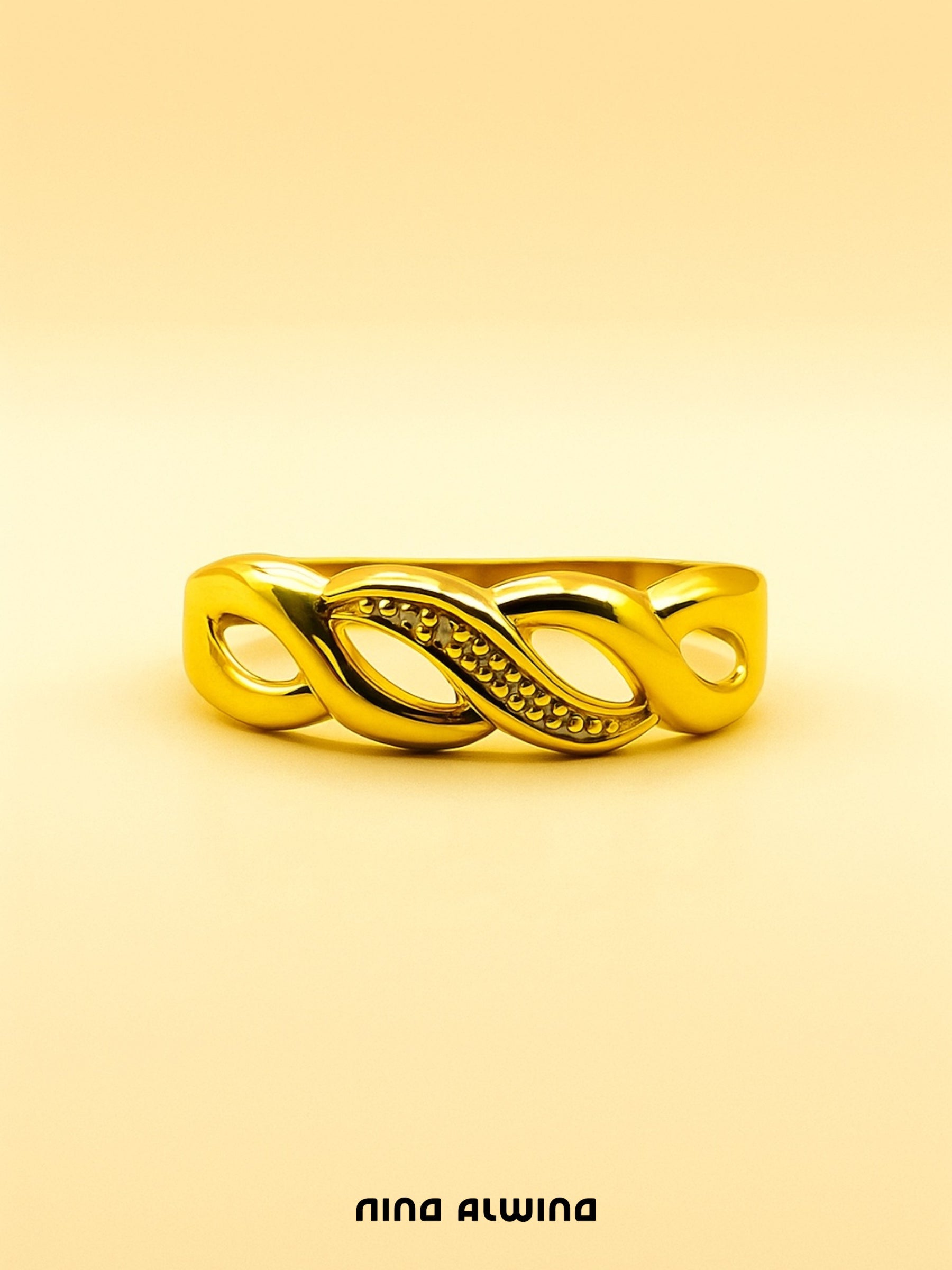 #118 8k Ring mit Zirkon - RG 56