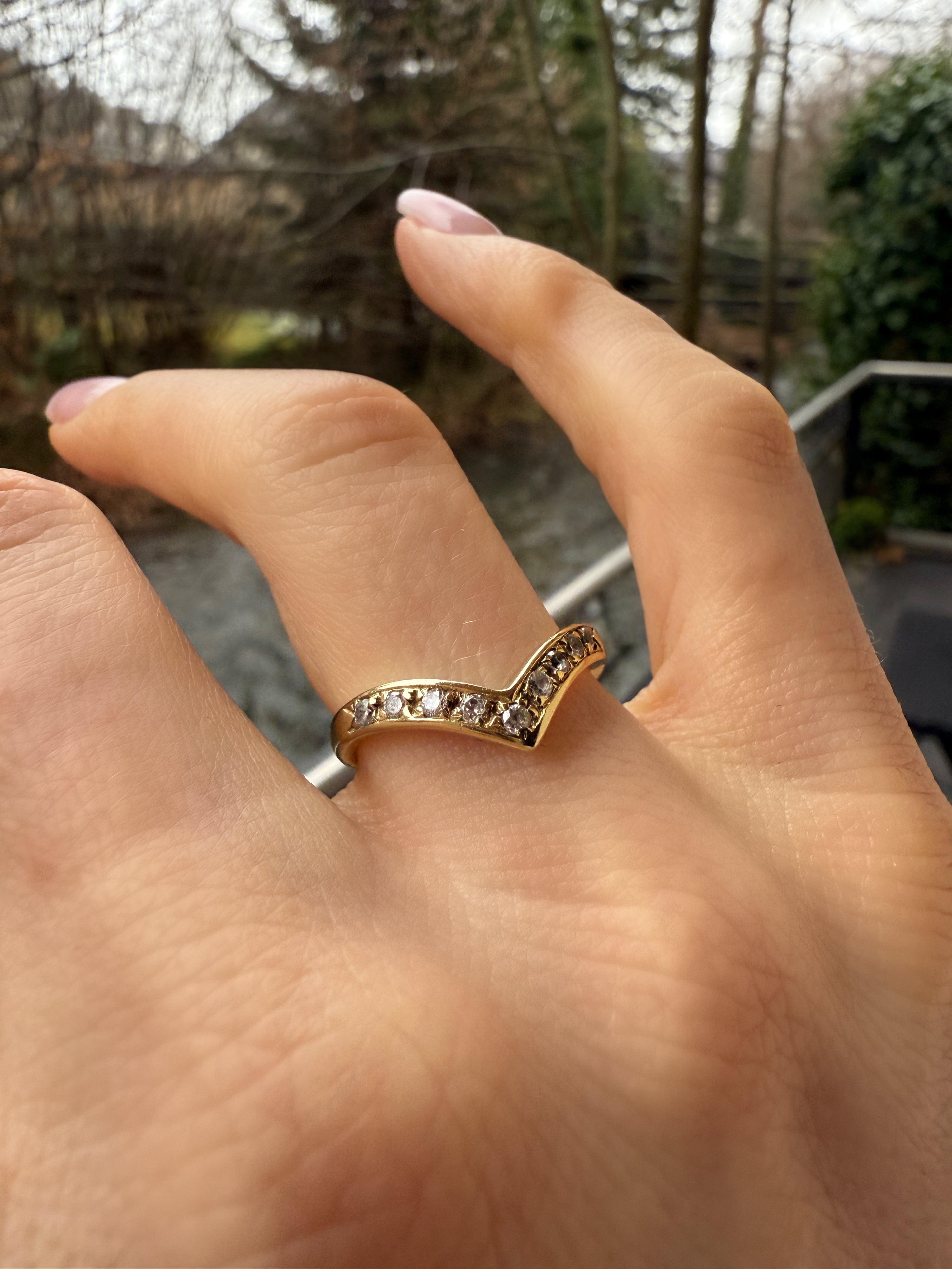 #553 8k Ring mit Zirkon - RG 53