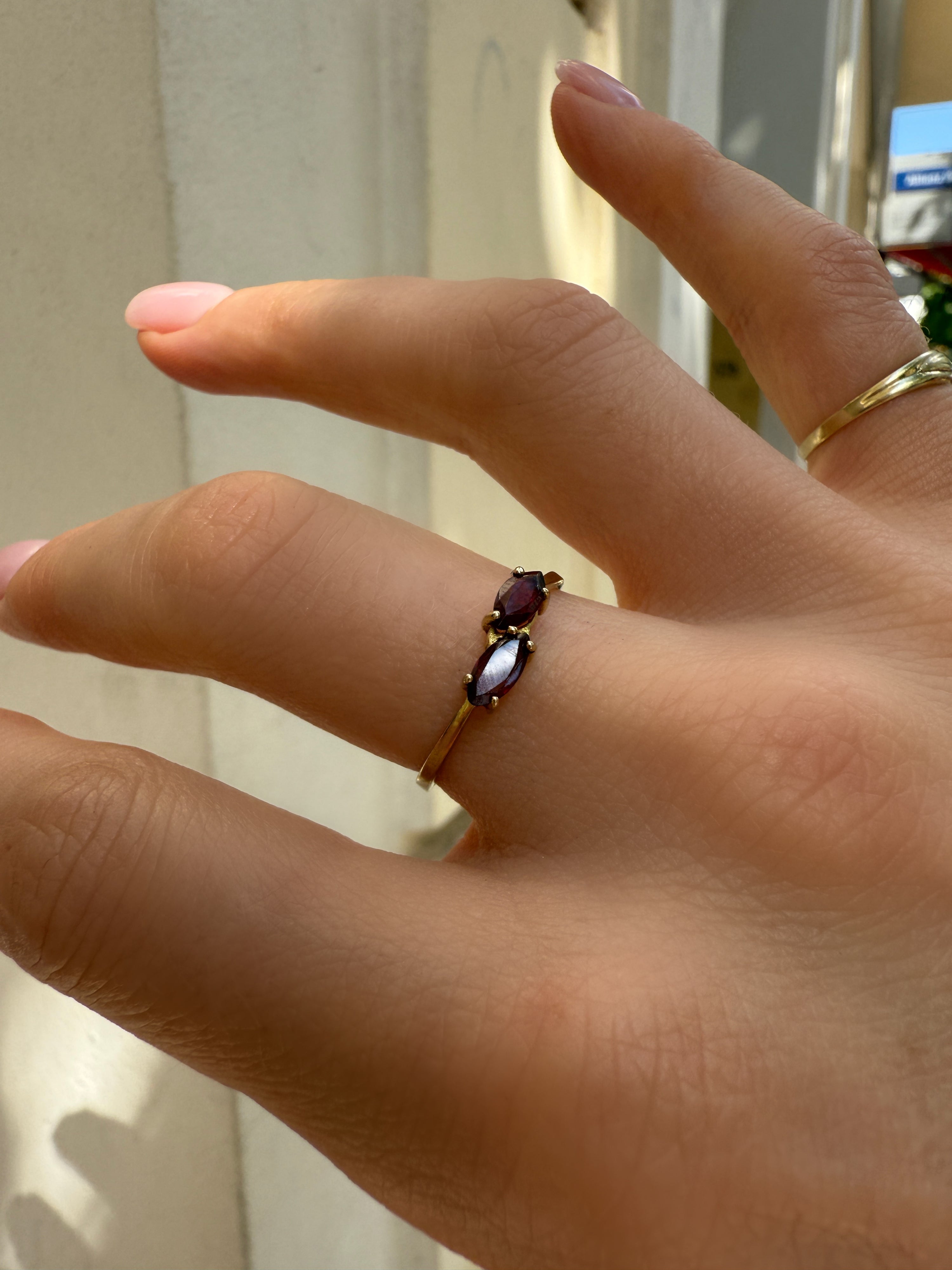 #1211 8k Ring mit Rubellit - RG 57