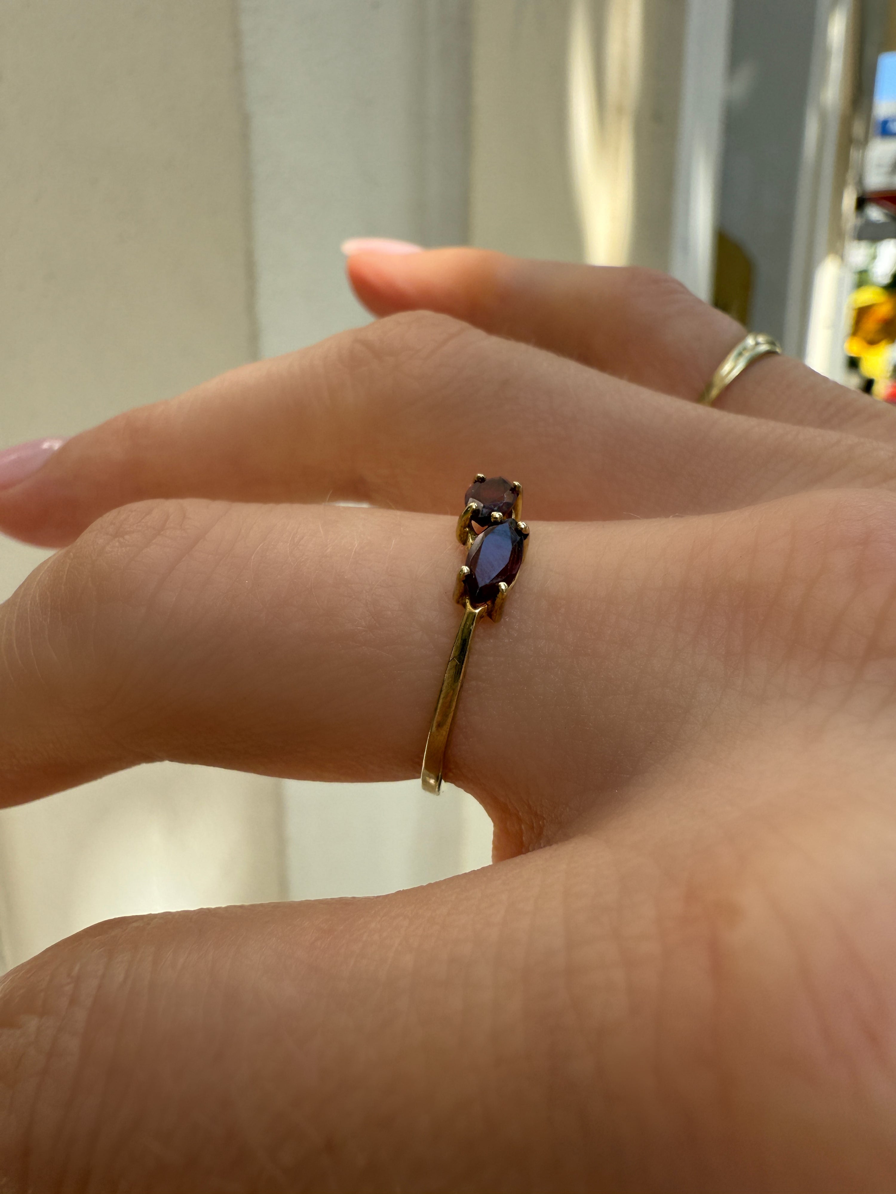 #1211 8k Ring mit Rubellit - RG 57