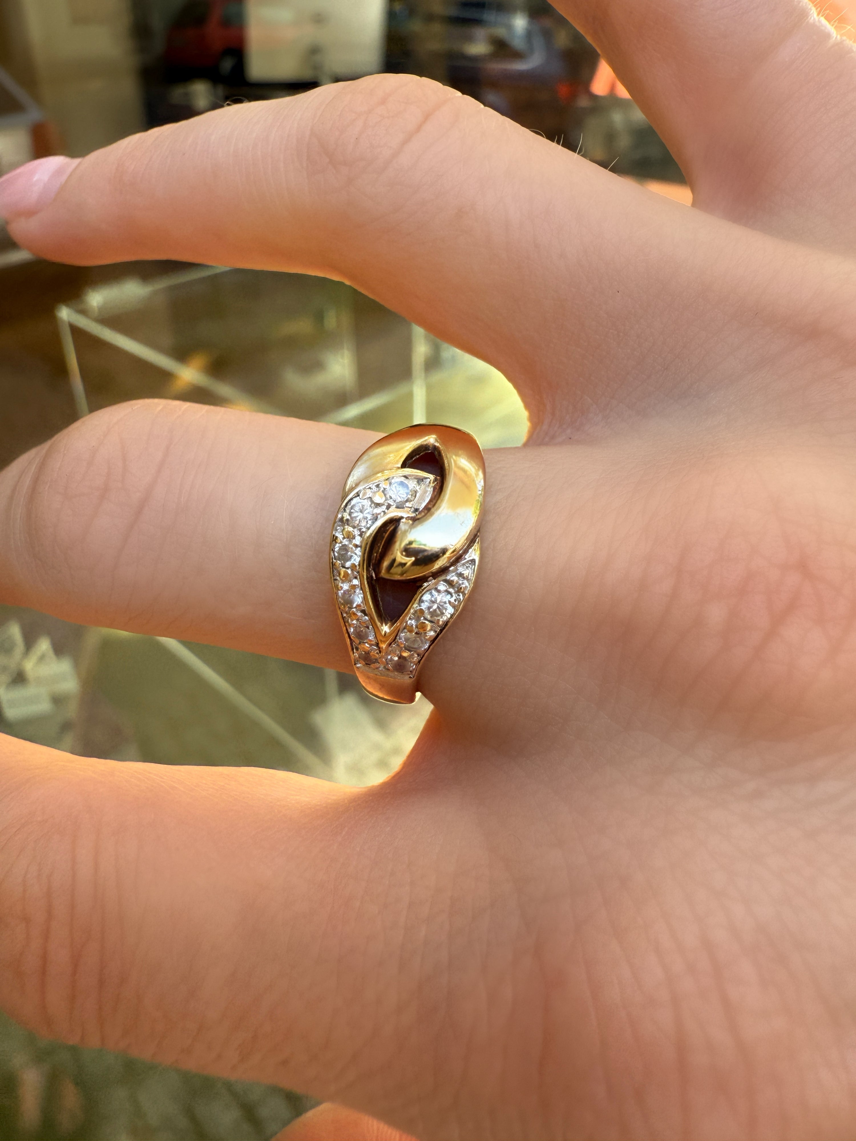 #1265 8k Ring mit Zirkonia - RG 55