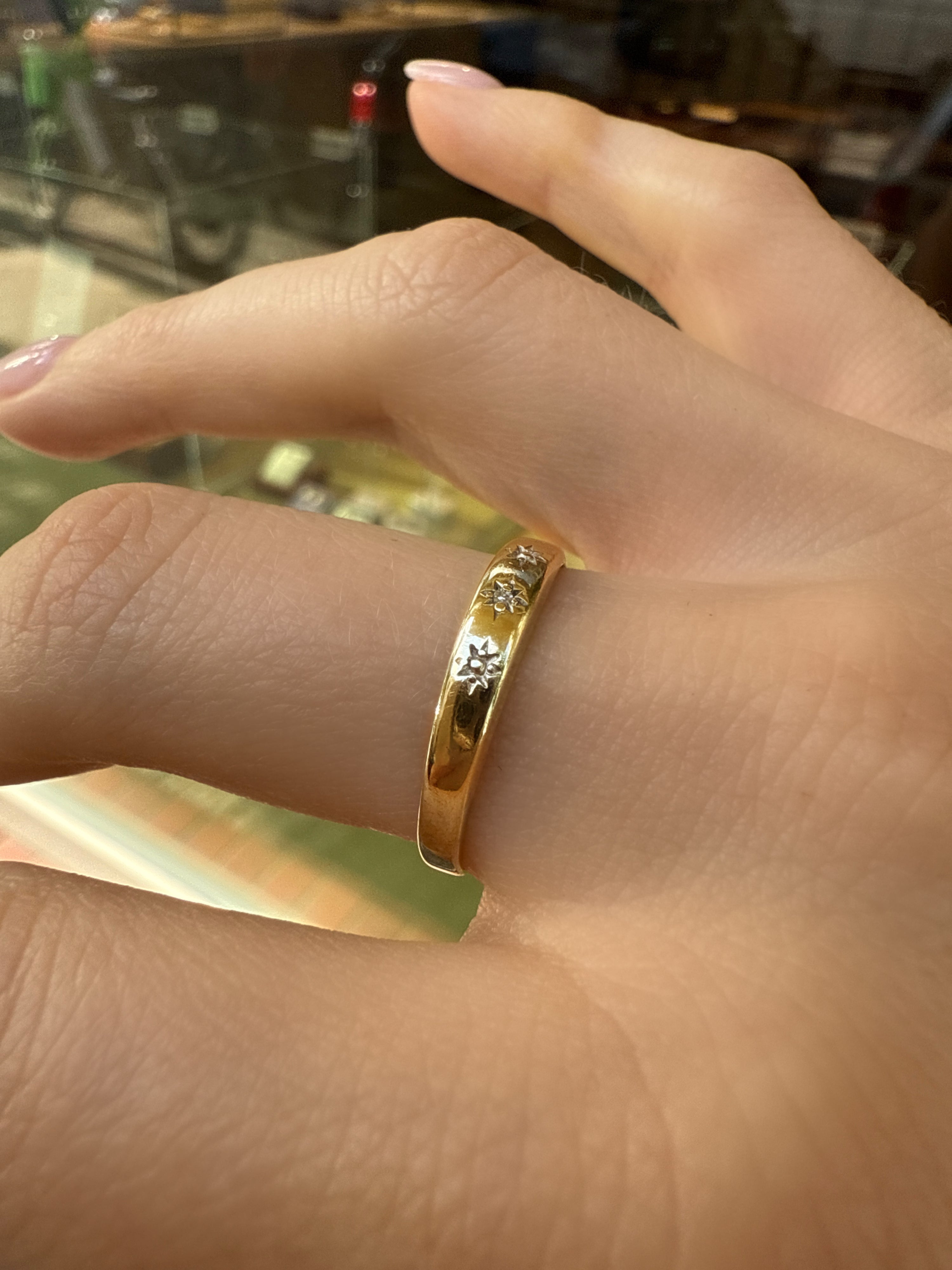 #1072 8k Ring mit Diamant - RG 59