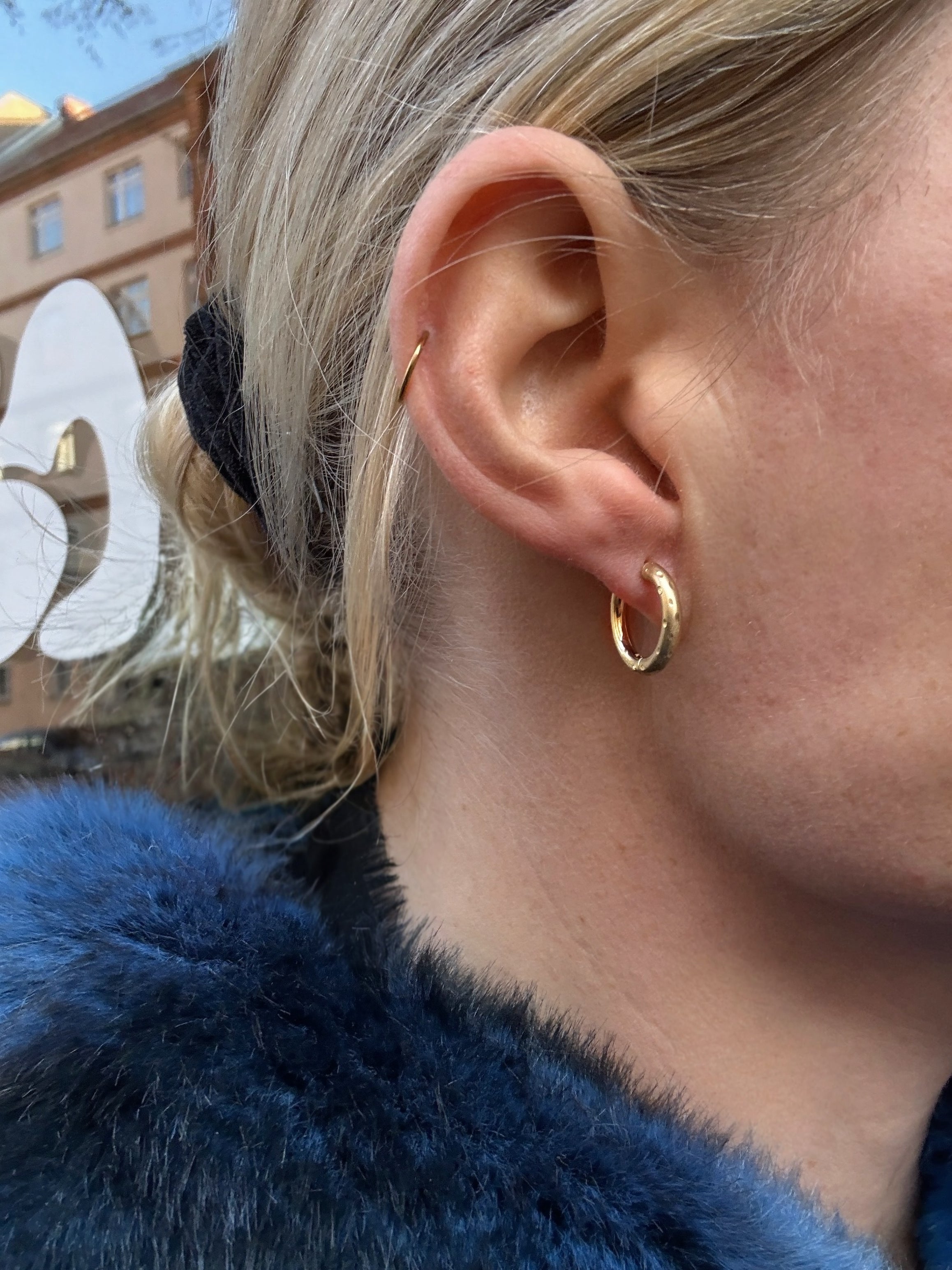 #490 8k Creolen - 1,5cm