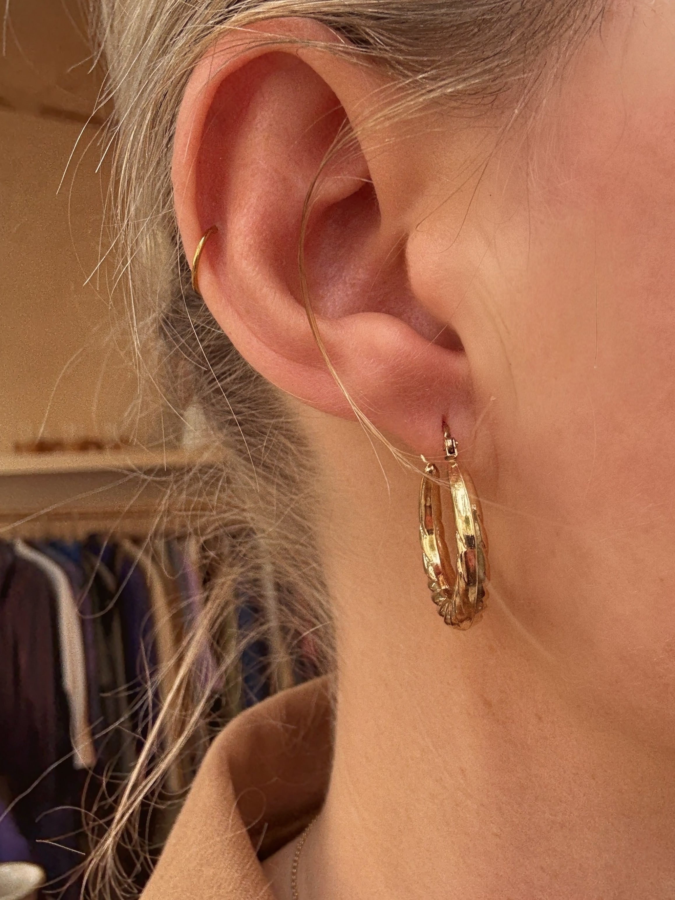 #64 8k Creolen 2,2cm