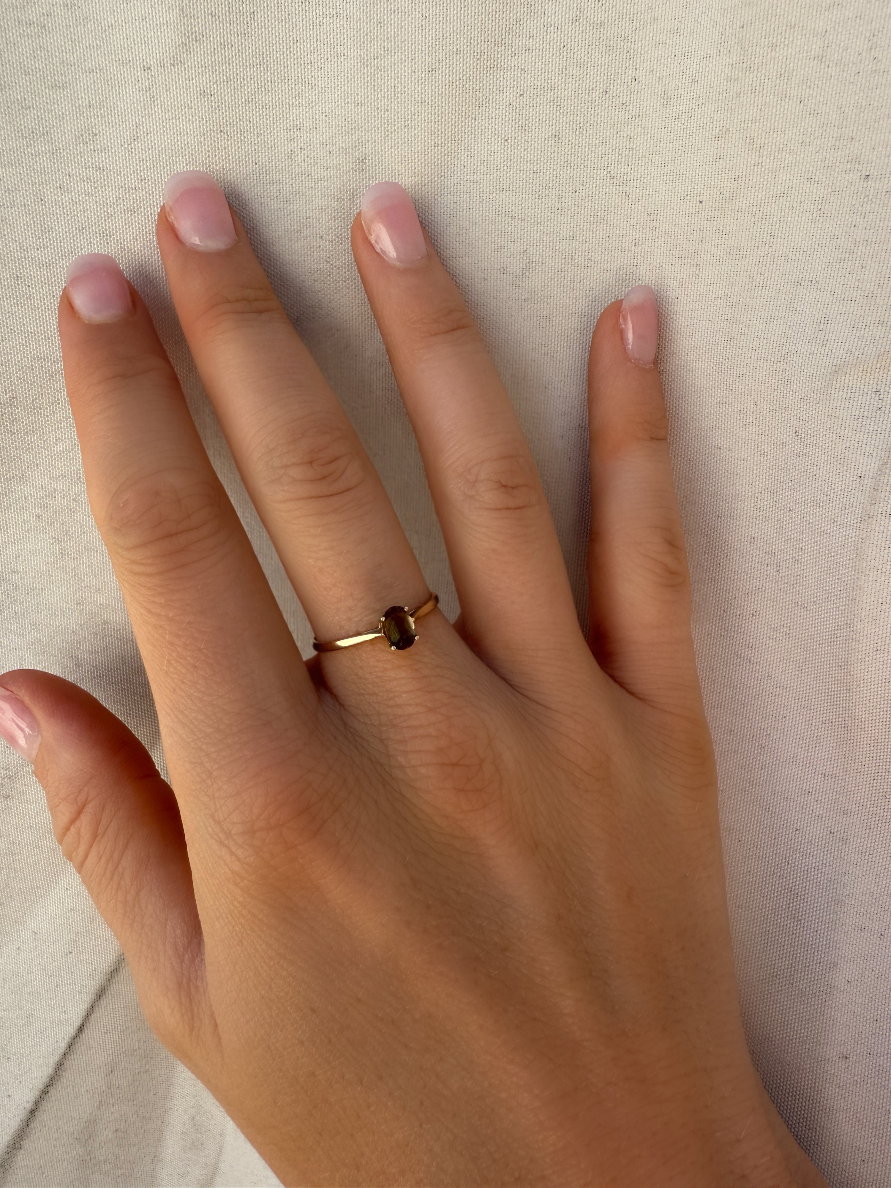 #94 9k Ring mit Stein - RG 57