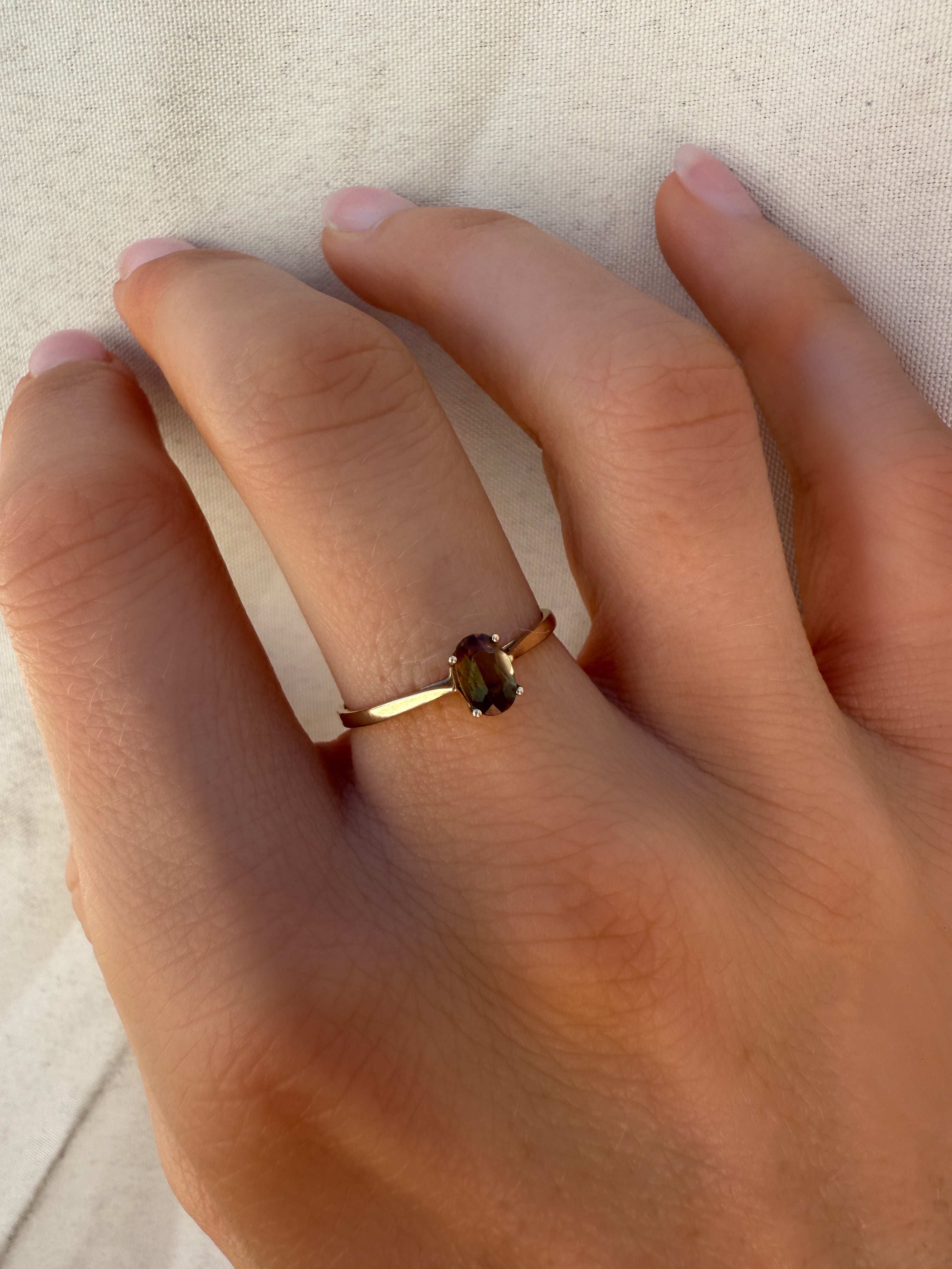 #94 9k Ring mit Stein - RG 57