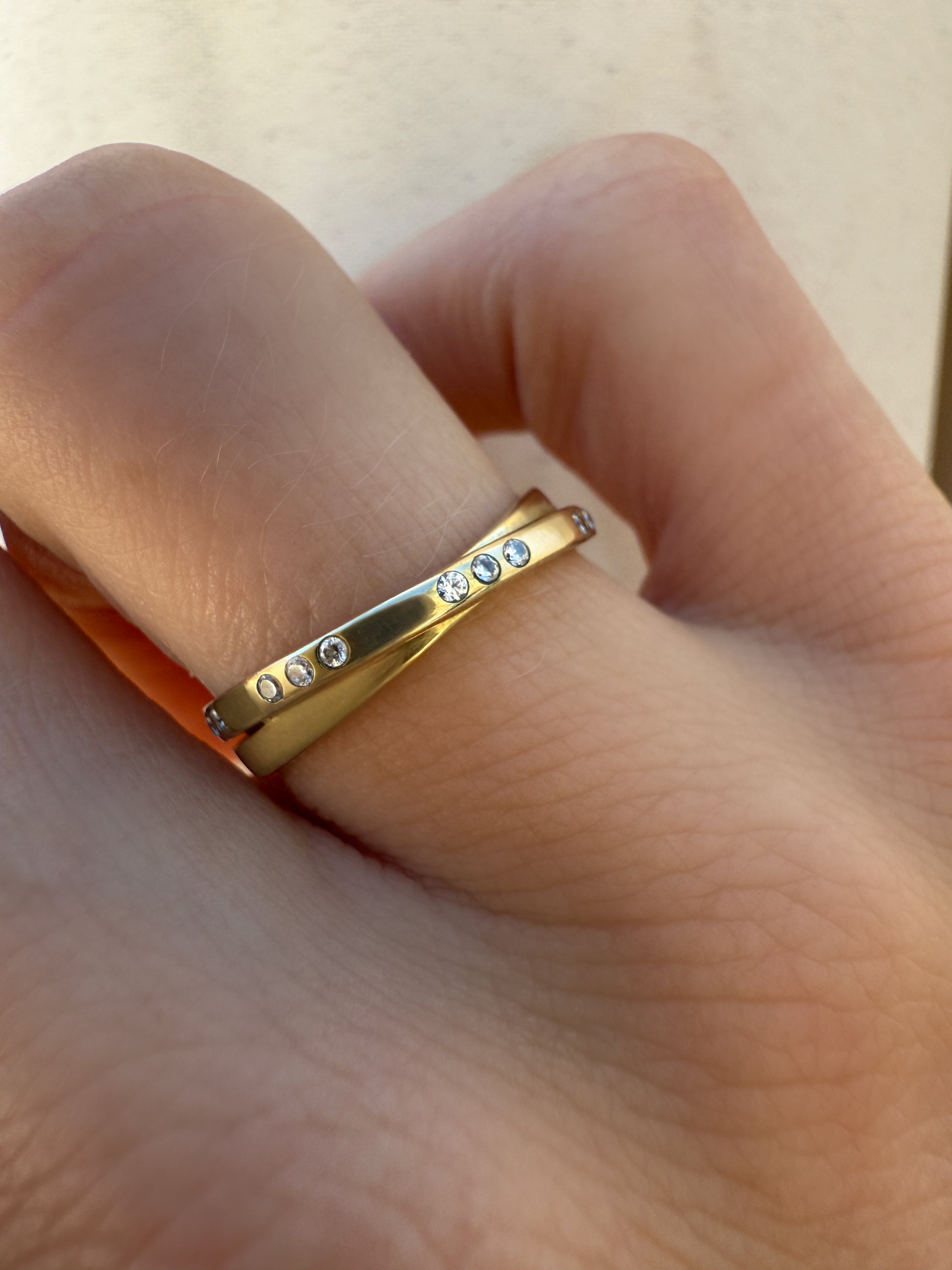 #98 8k Ring mit Zirkonia  - RG 52