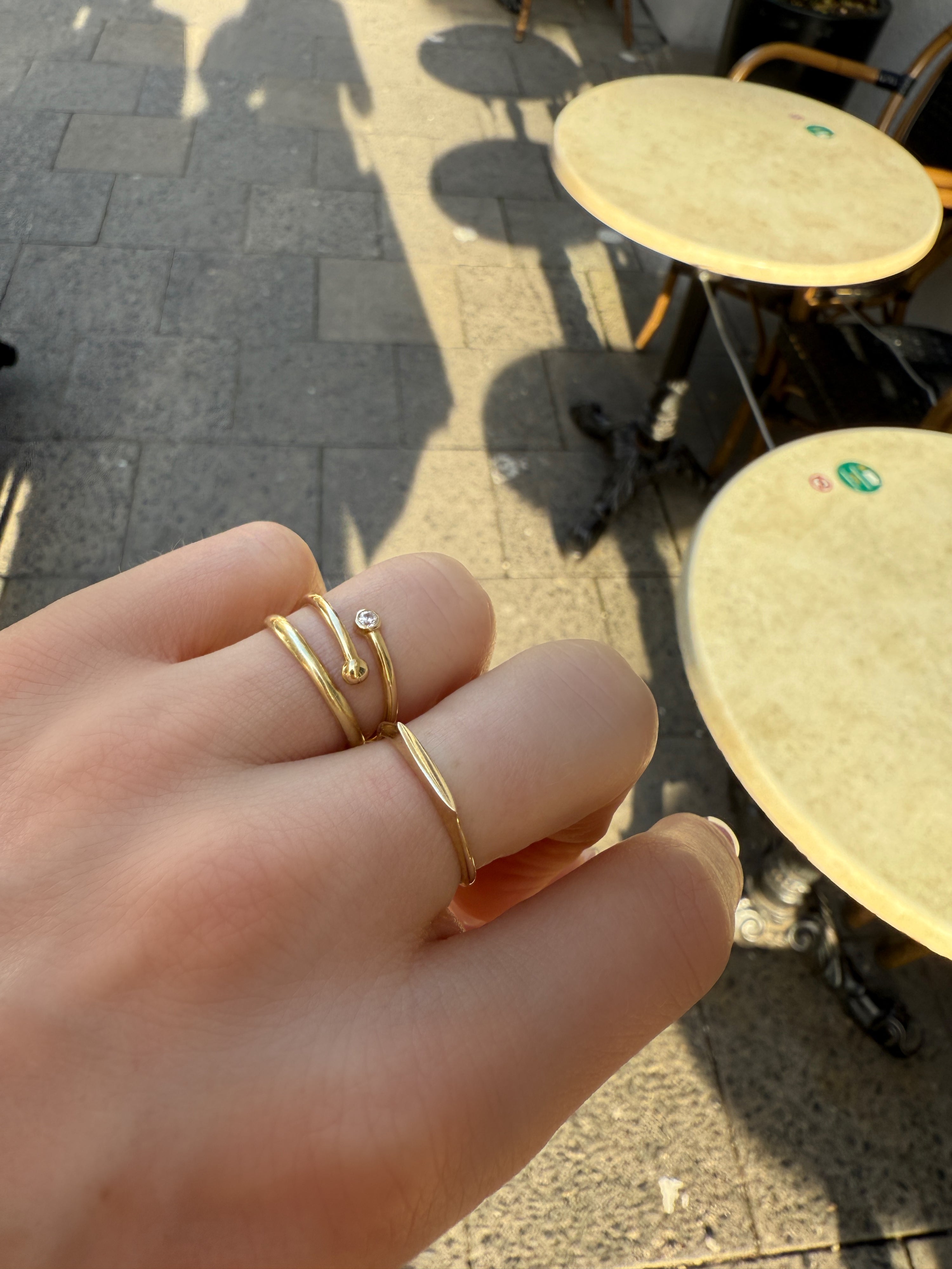 #71 14k Mini Siegelring - RG 53