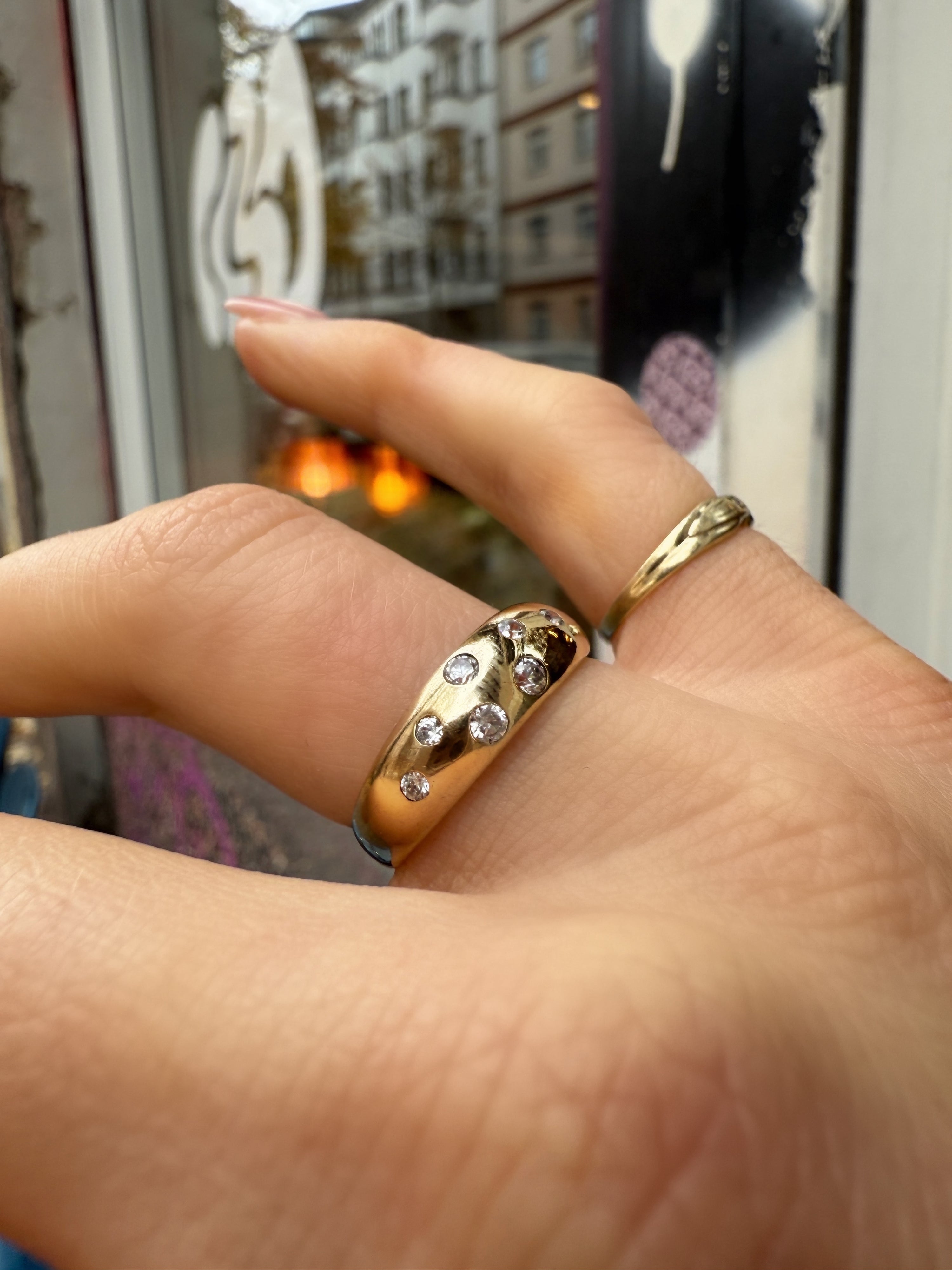 #327 8k Ring mit Zirkon - RG 54