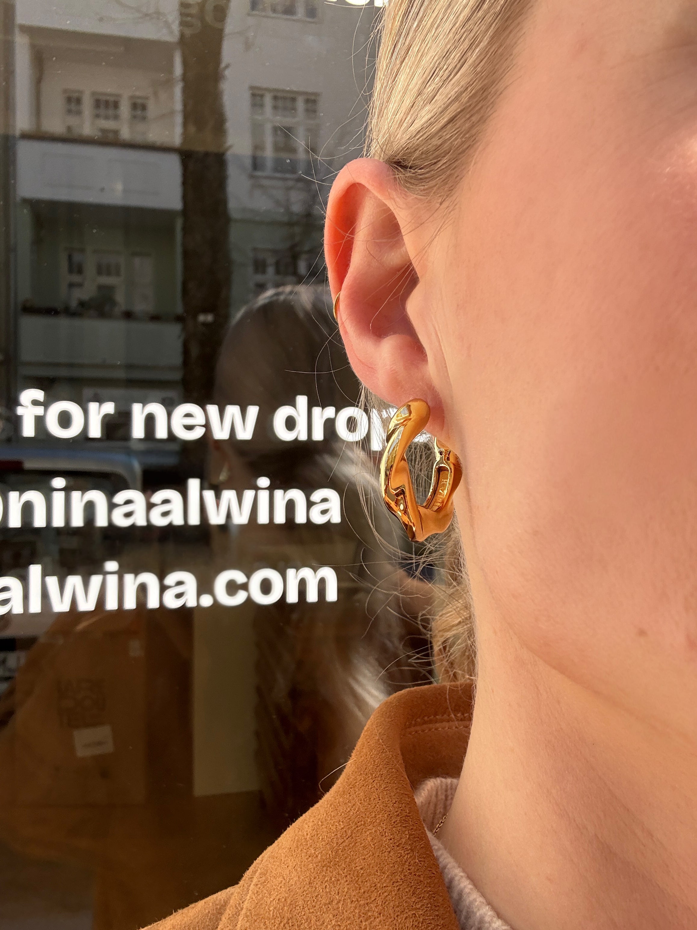 #835 18k Creole - 2.7cm