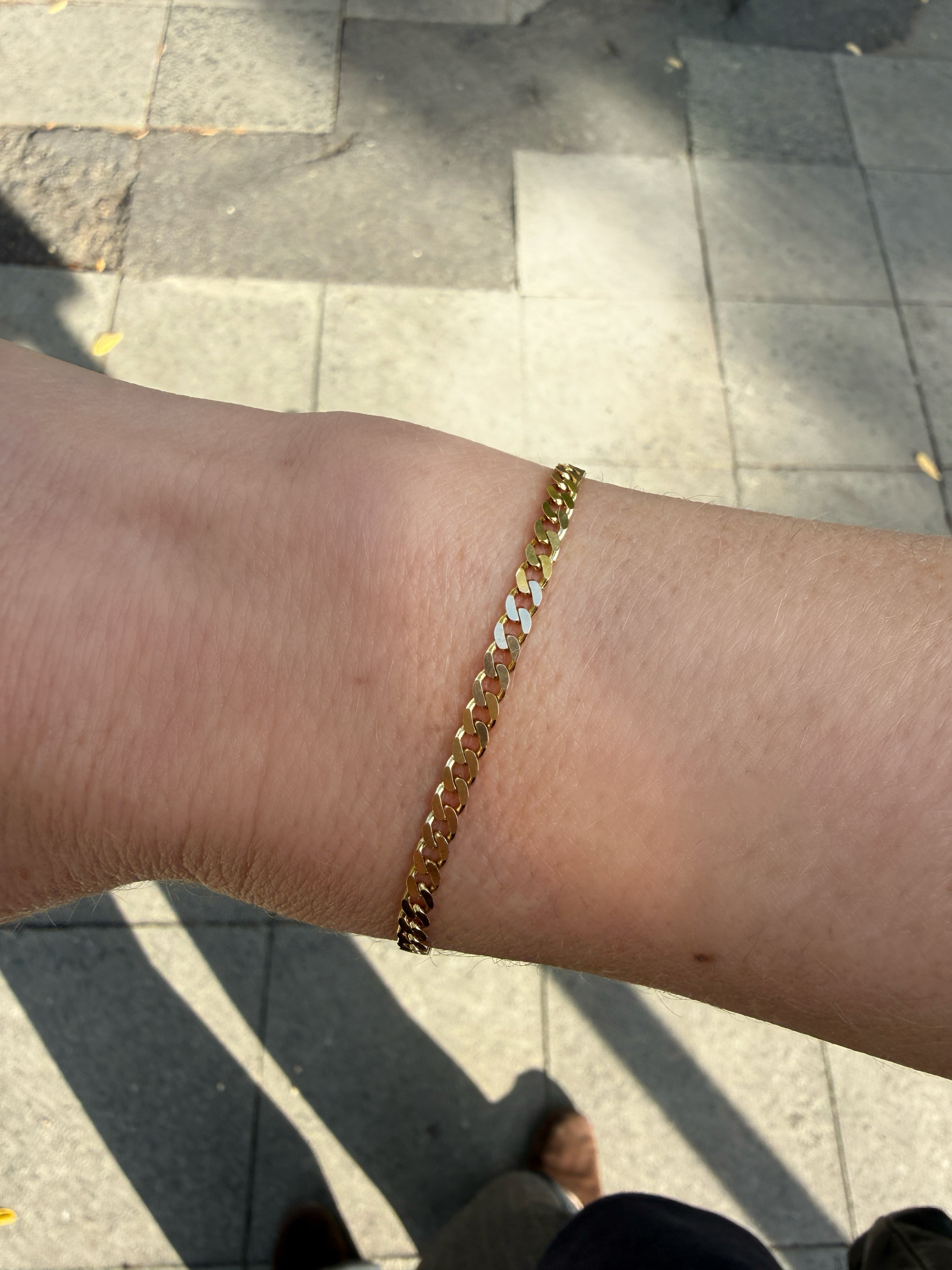 #1405 Massives 14k Armband - 19cm