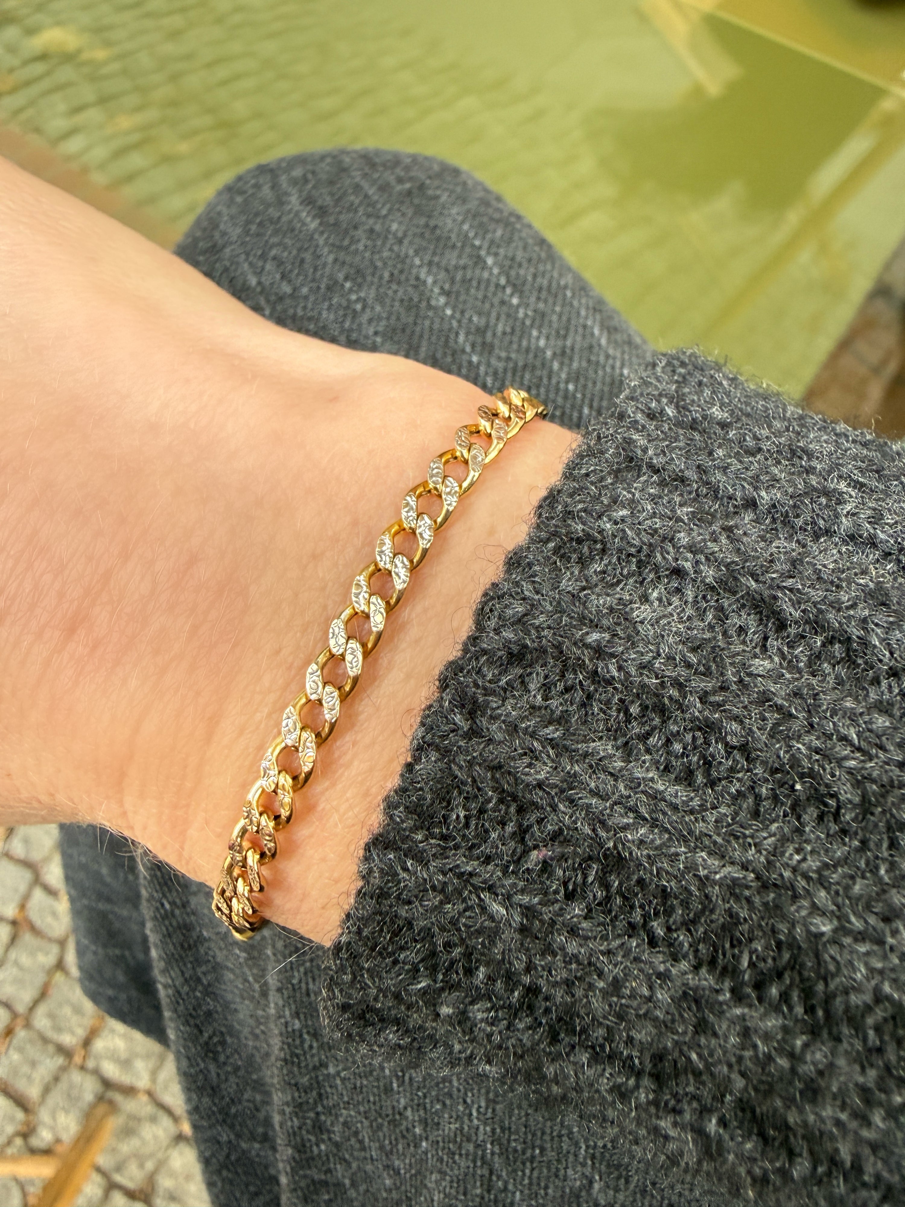 #1397 Massives 8k Armband - 20cm
