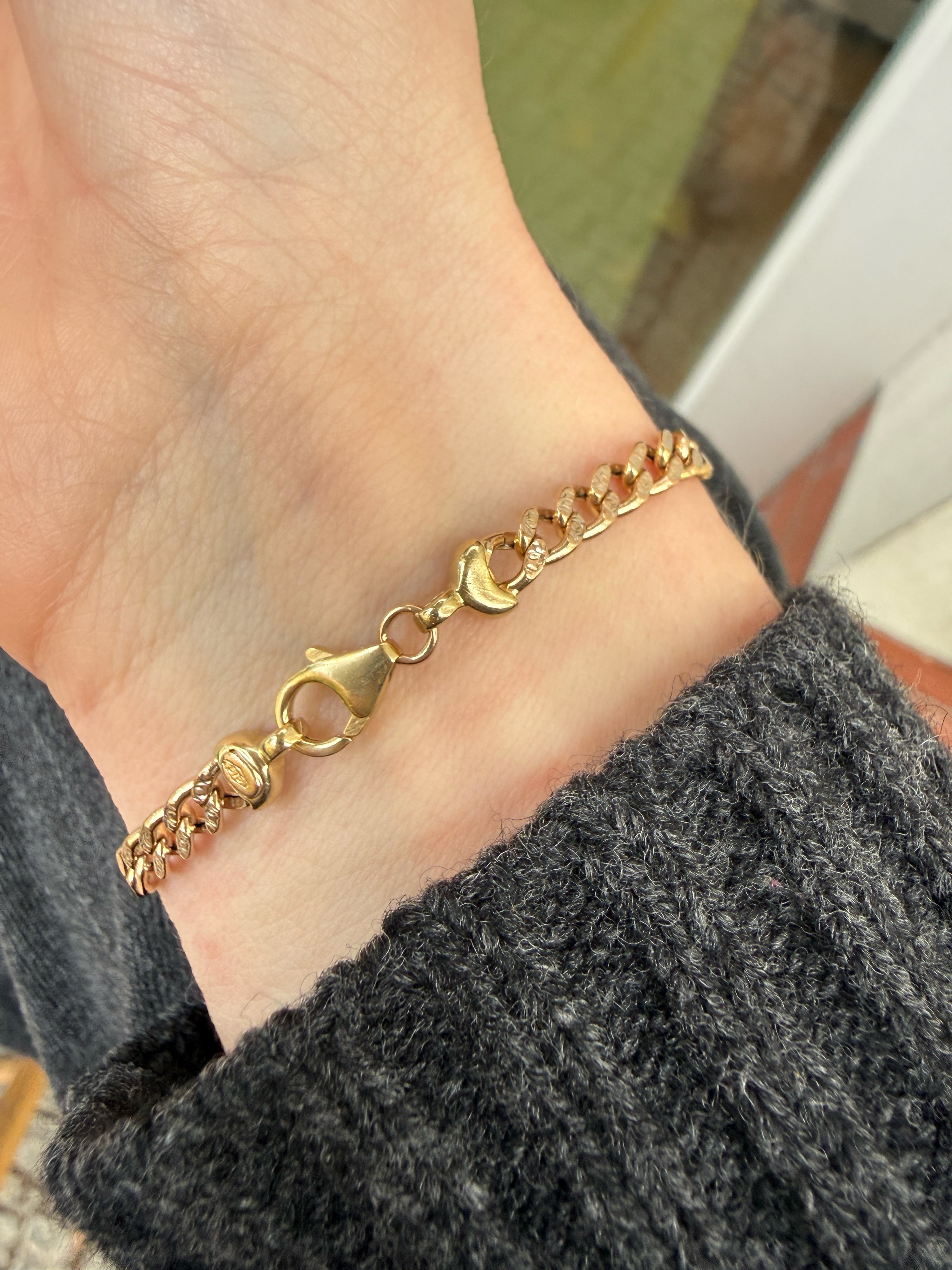 #1397 Massives 8k Armband - 20cm