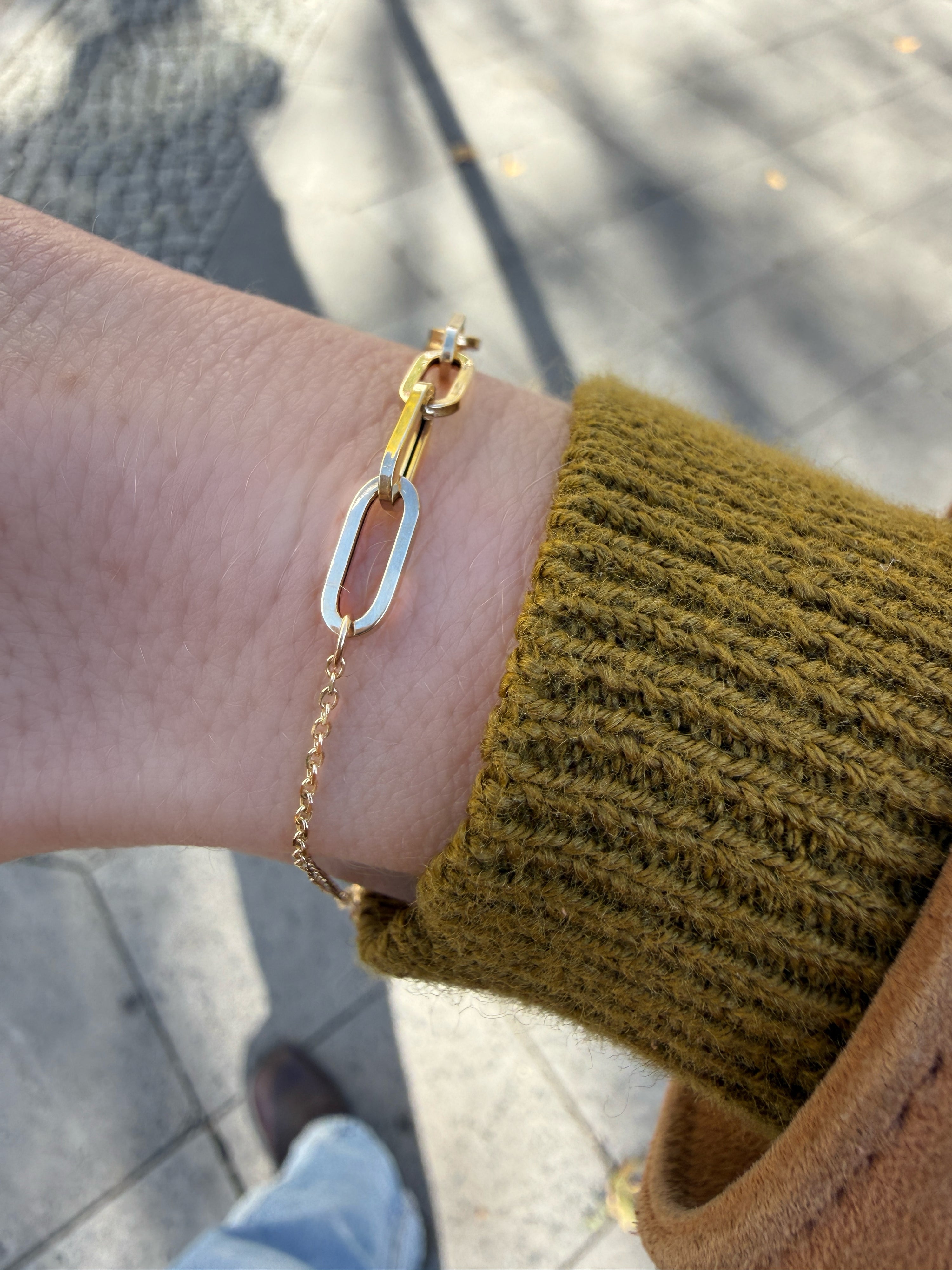 #1434 14k Armband - 17-19cm