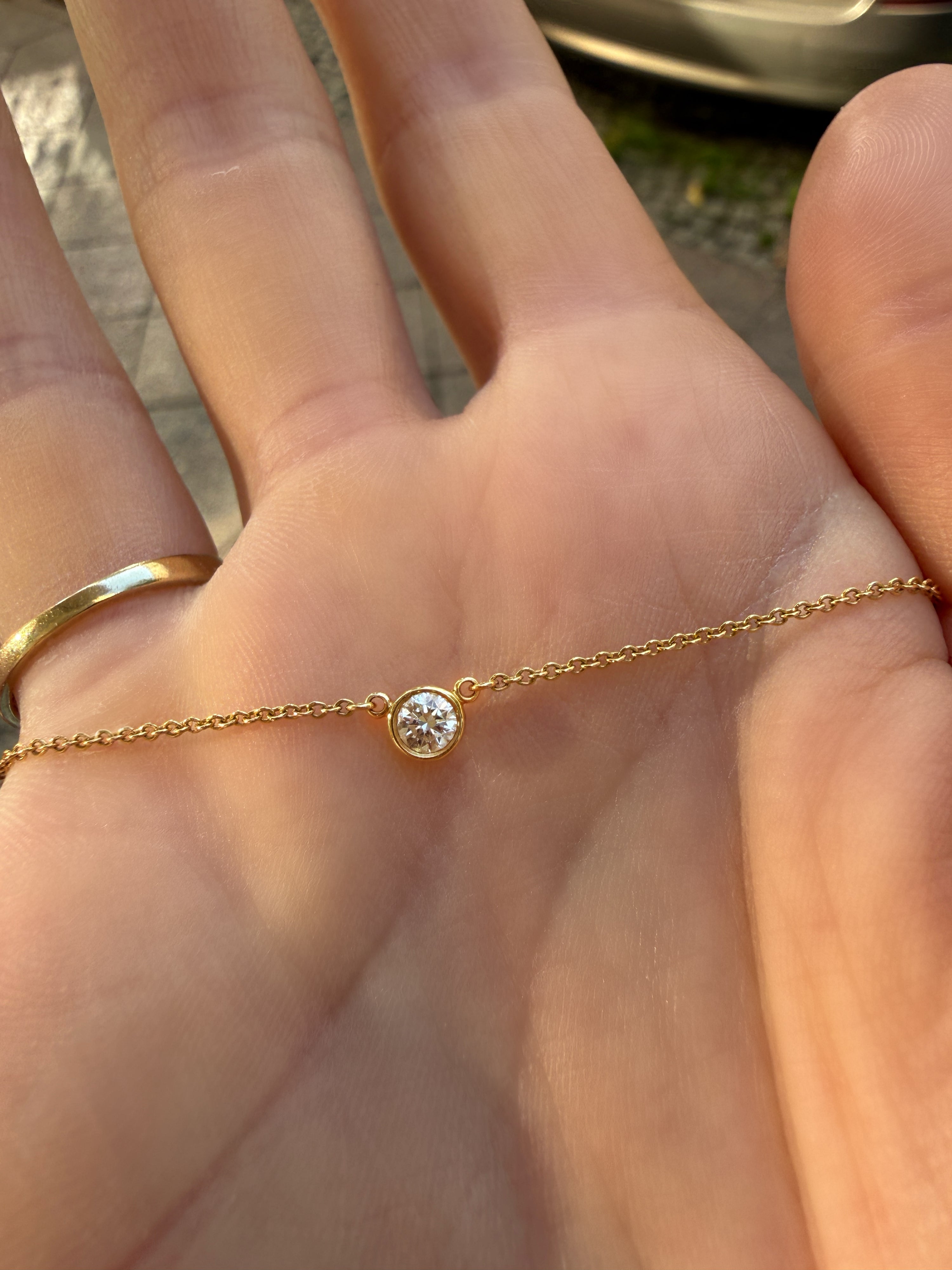 #1435 18k Kette - Tiffany Diamonds by the Yard (0.17ct.)