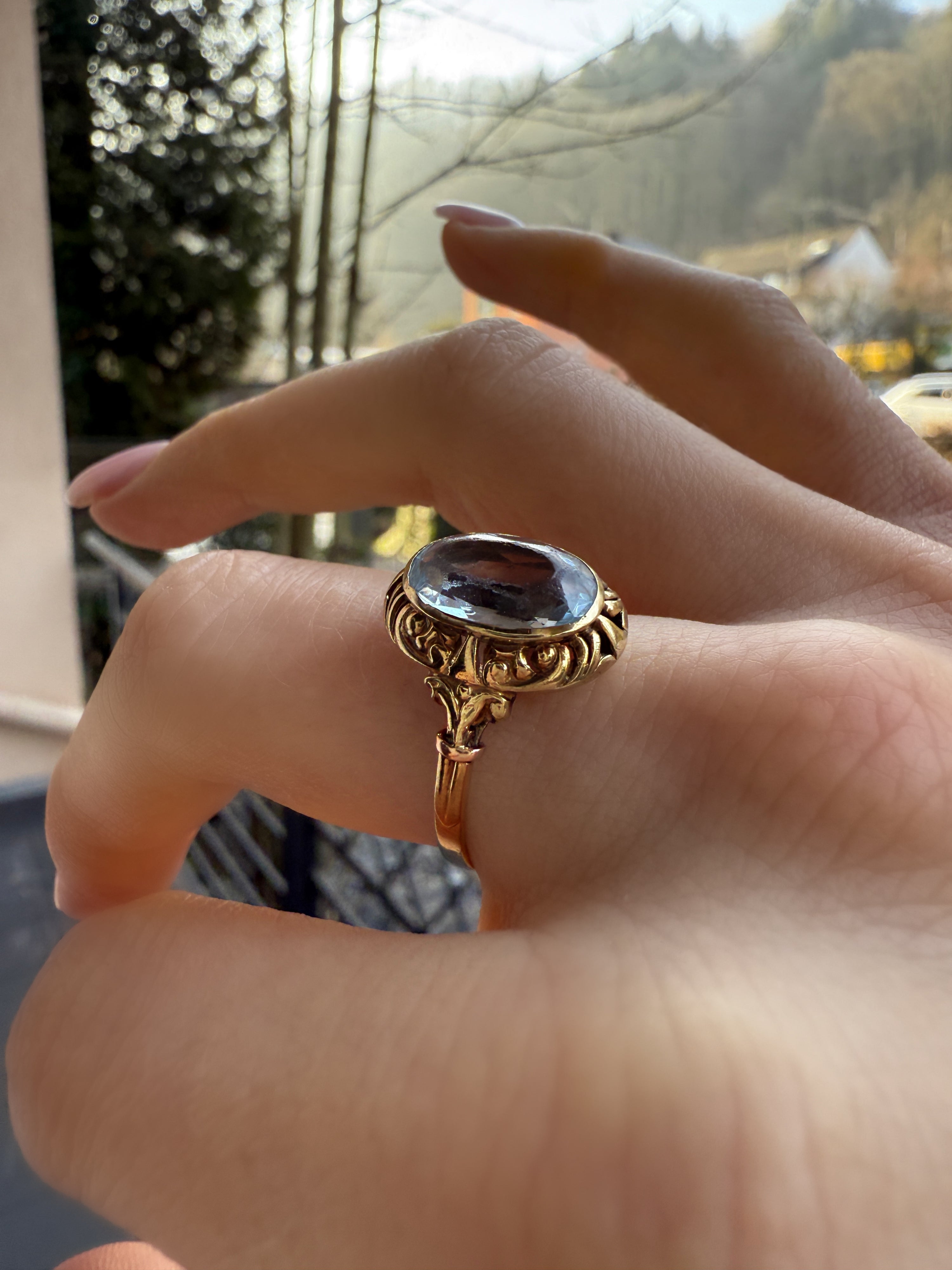 #589 8k Ring mit Spinell - RG 58