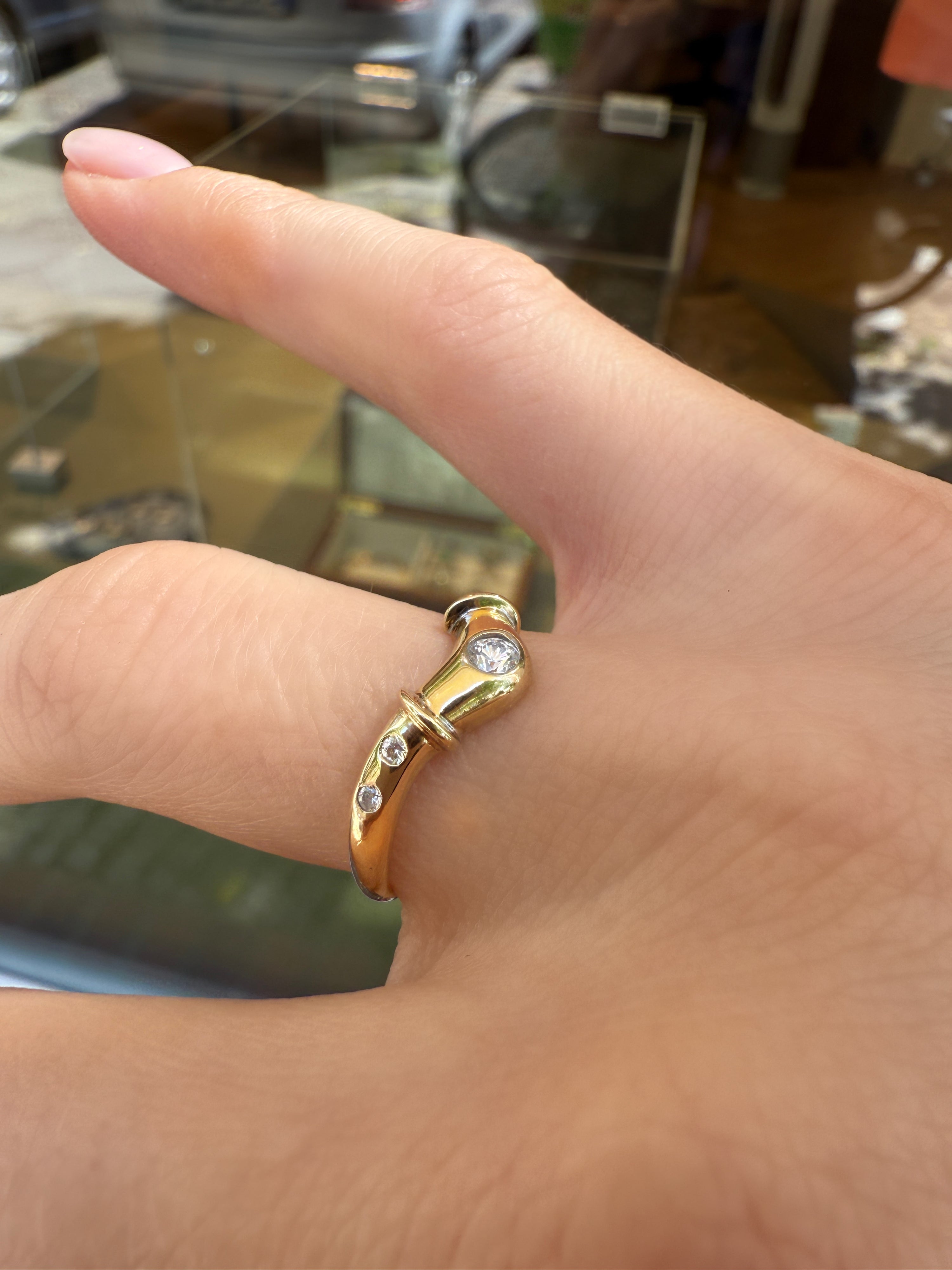 #1015 8k Ring mit Zirkonia - RG 54