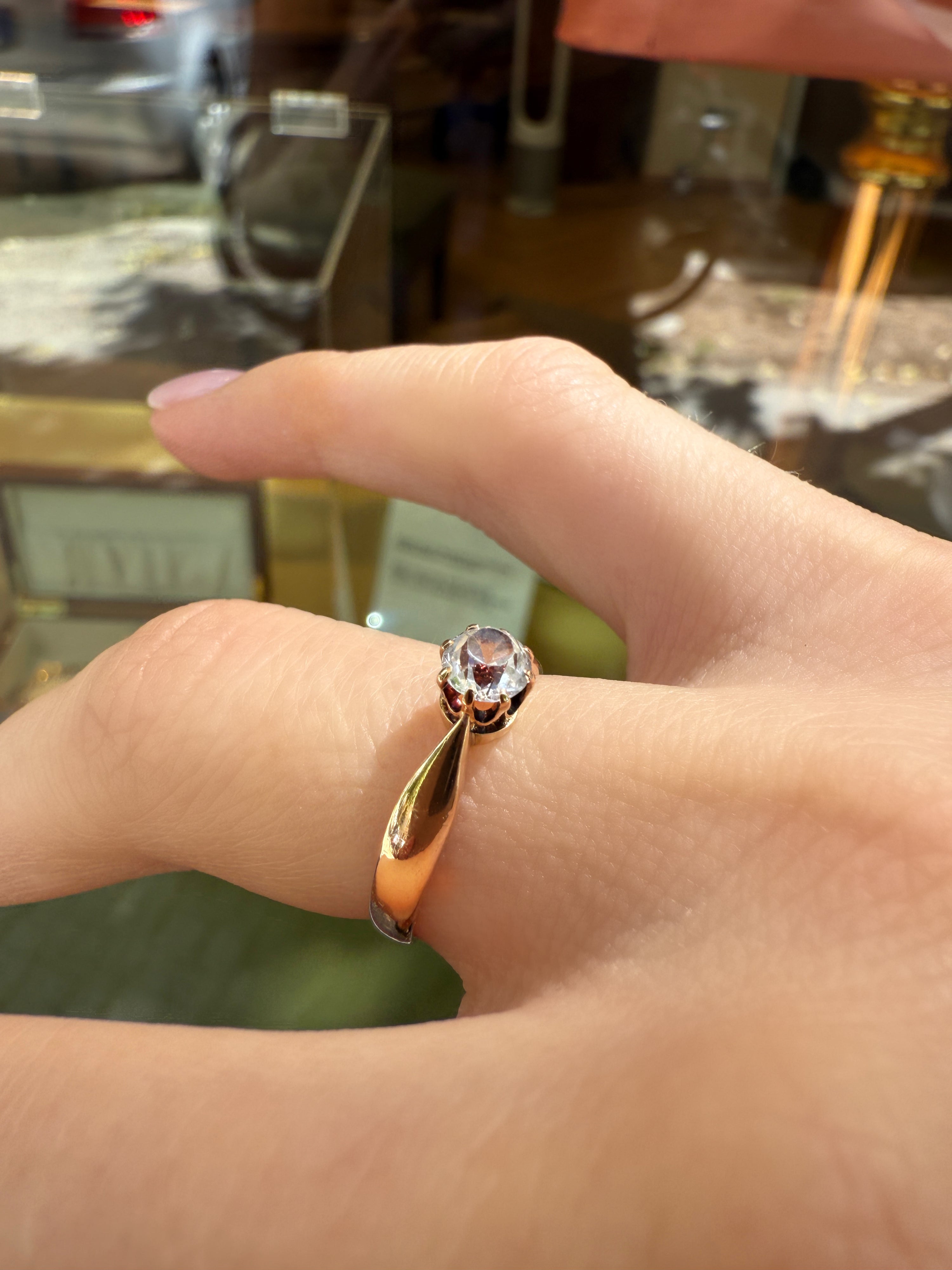 #1047 Massiver 8k Ring Roségold - RG 53
