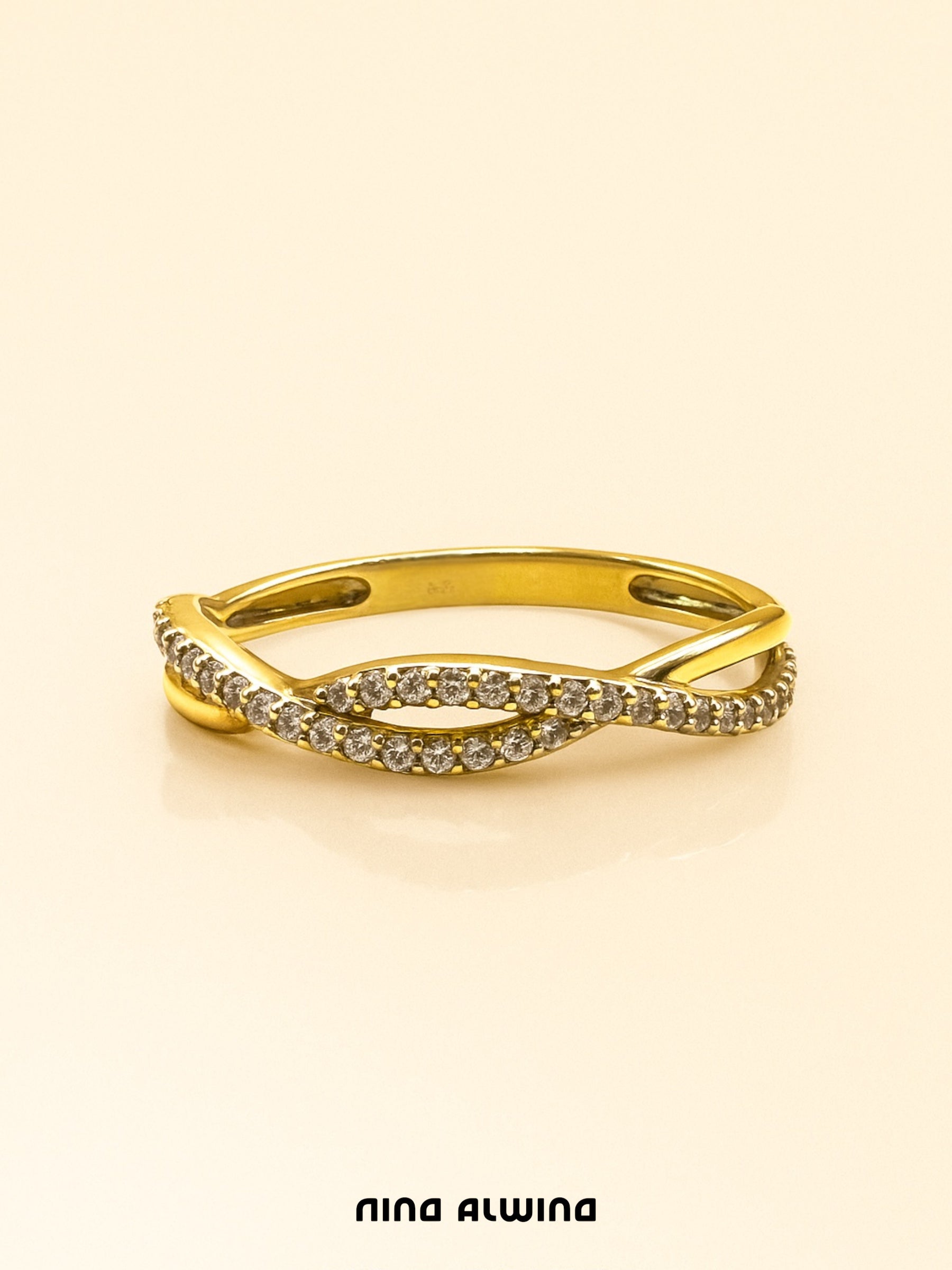 #85 8k Ring mit Zirkonia - RG 52