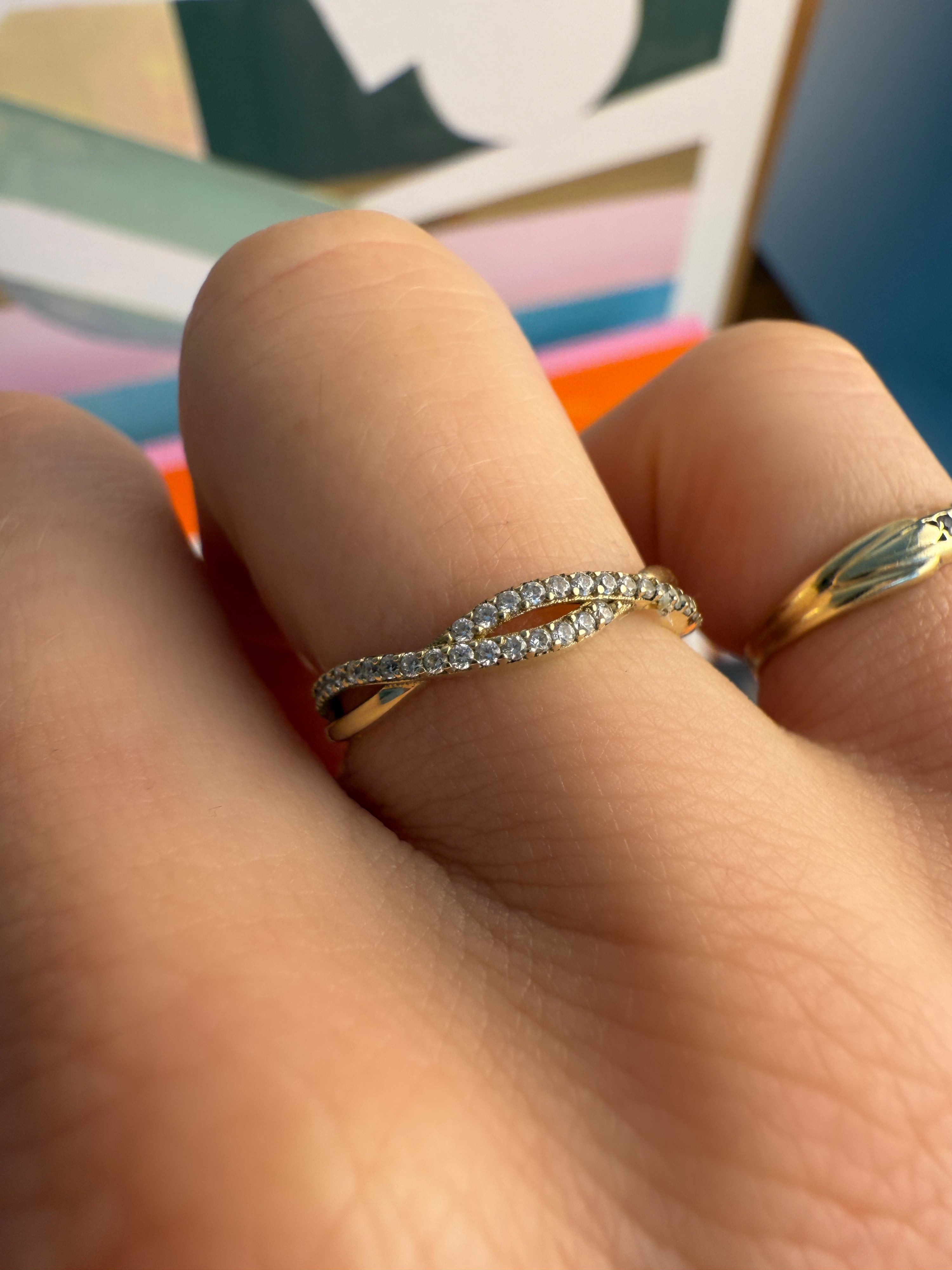 #85 8k Ring mit Zirkonia - RG 52