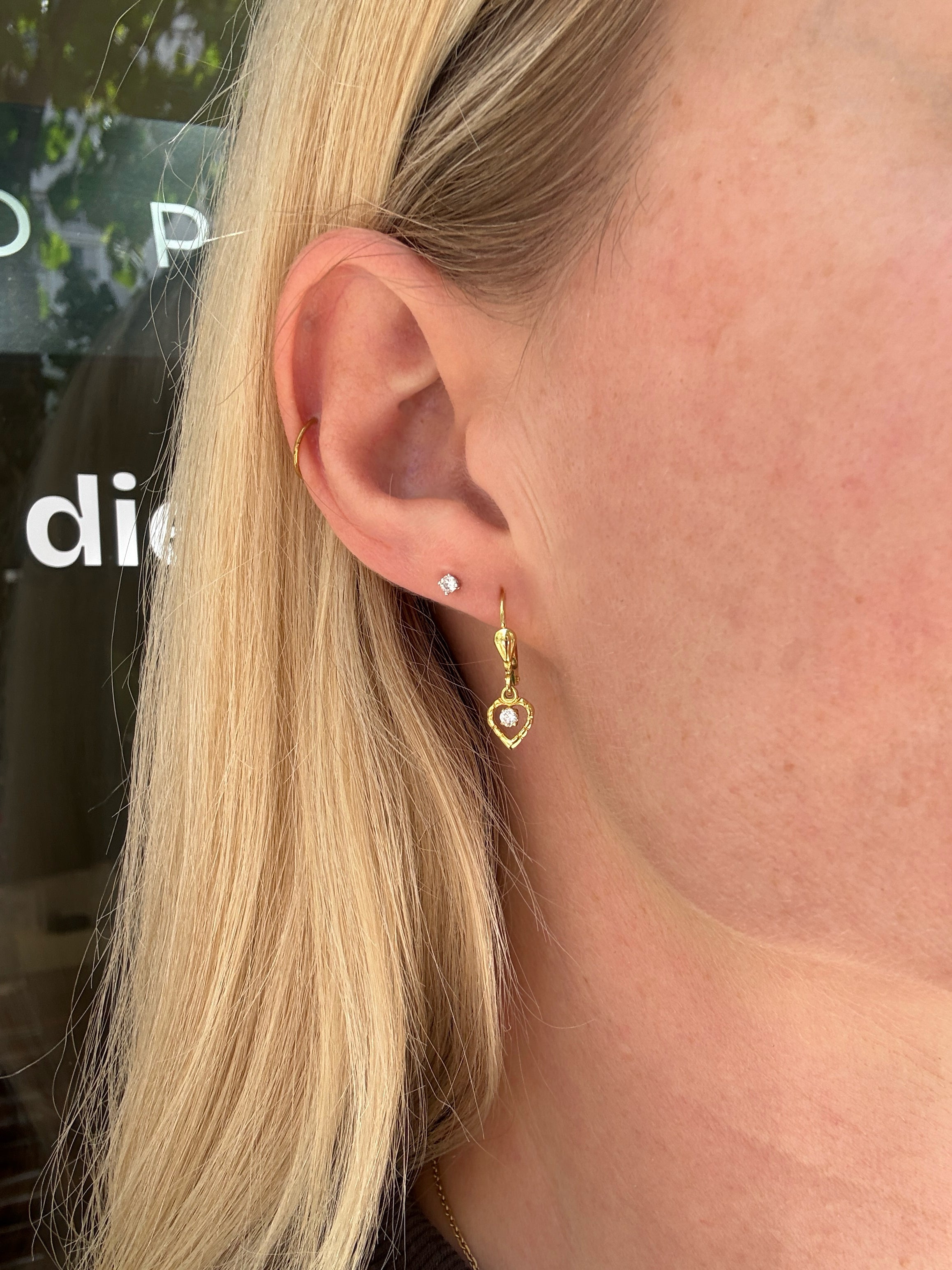 #1201 14k Hoop Earrings - 2cm