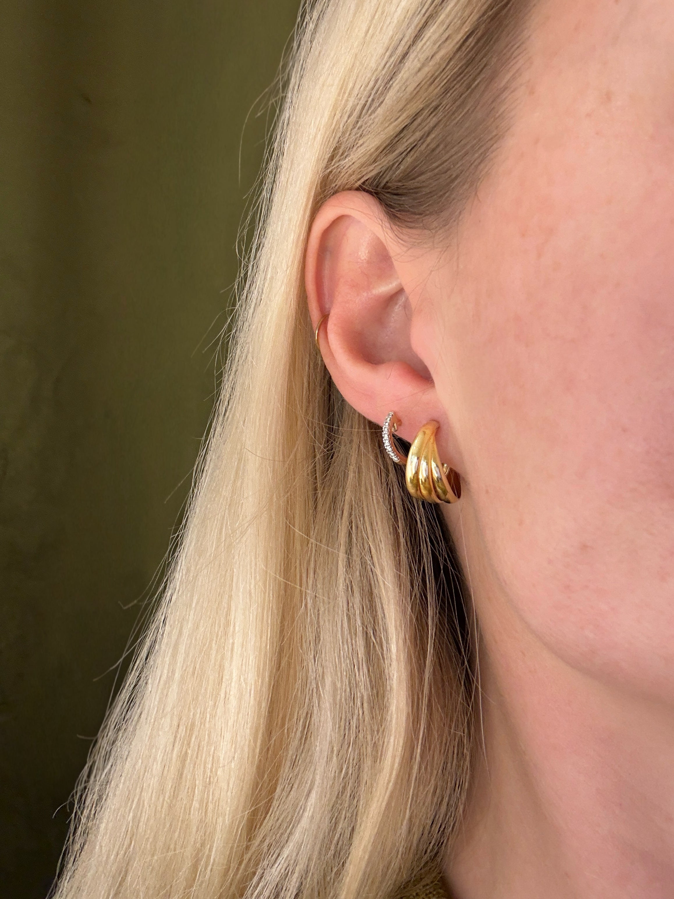 #1460 14k Earrings - 1.8cm