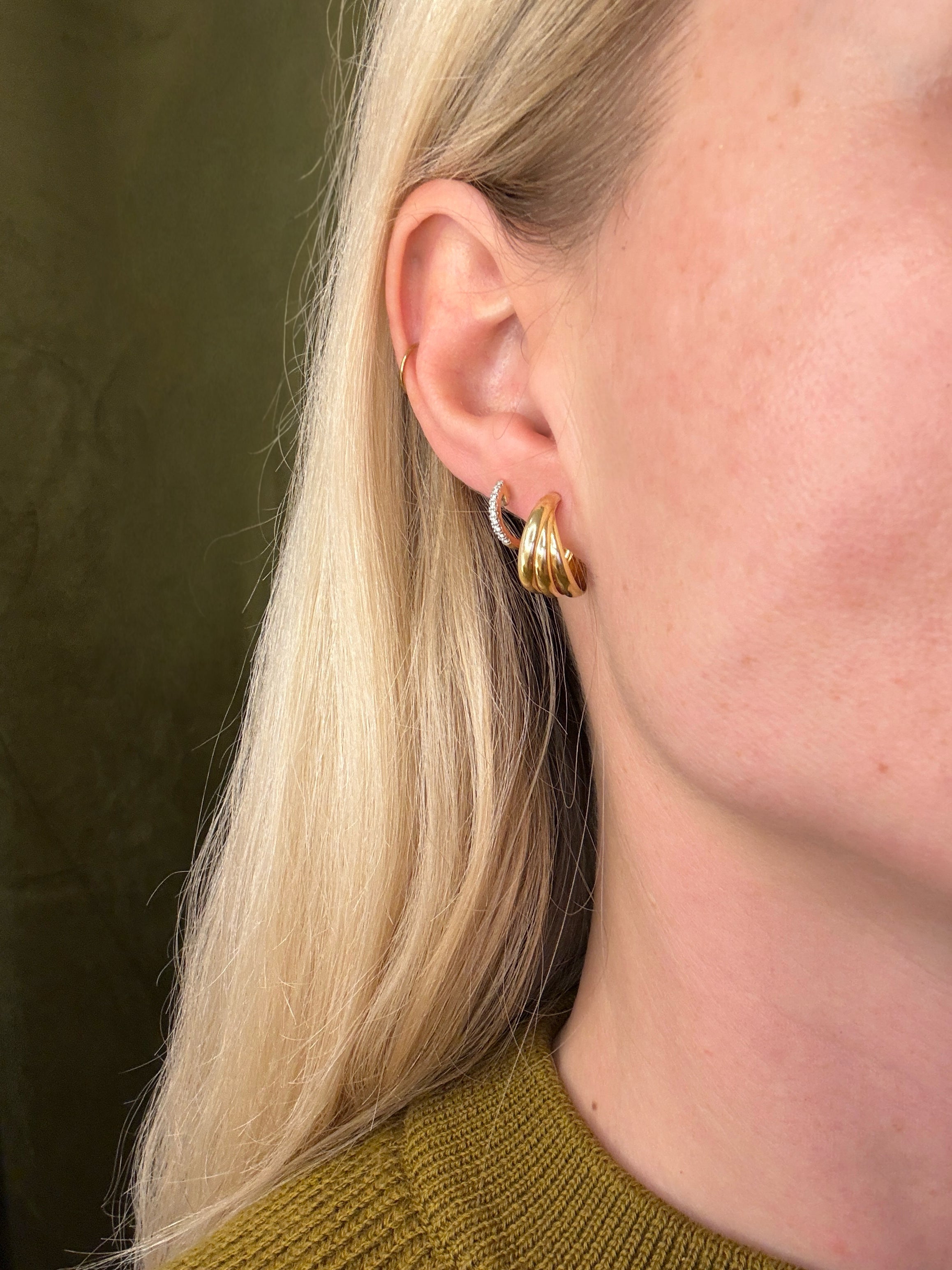 #1460 14k Earrings - 1.8cm