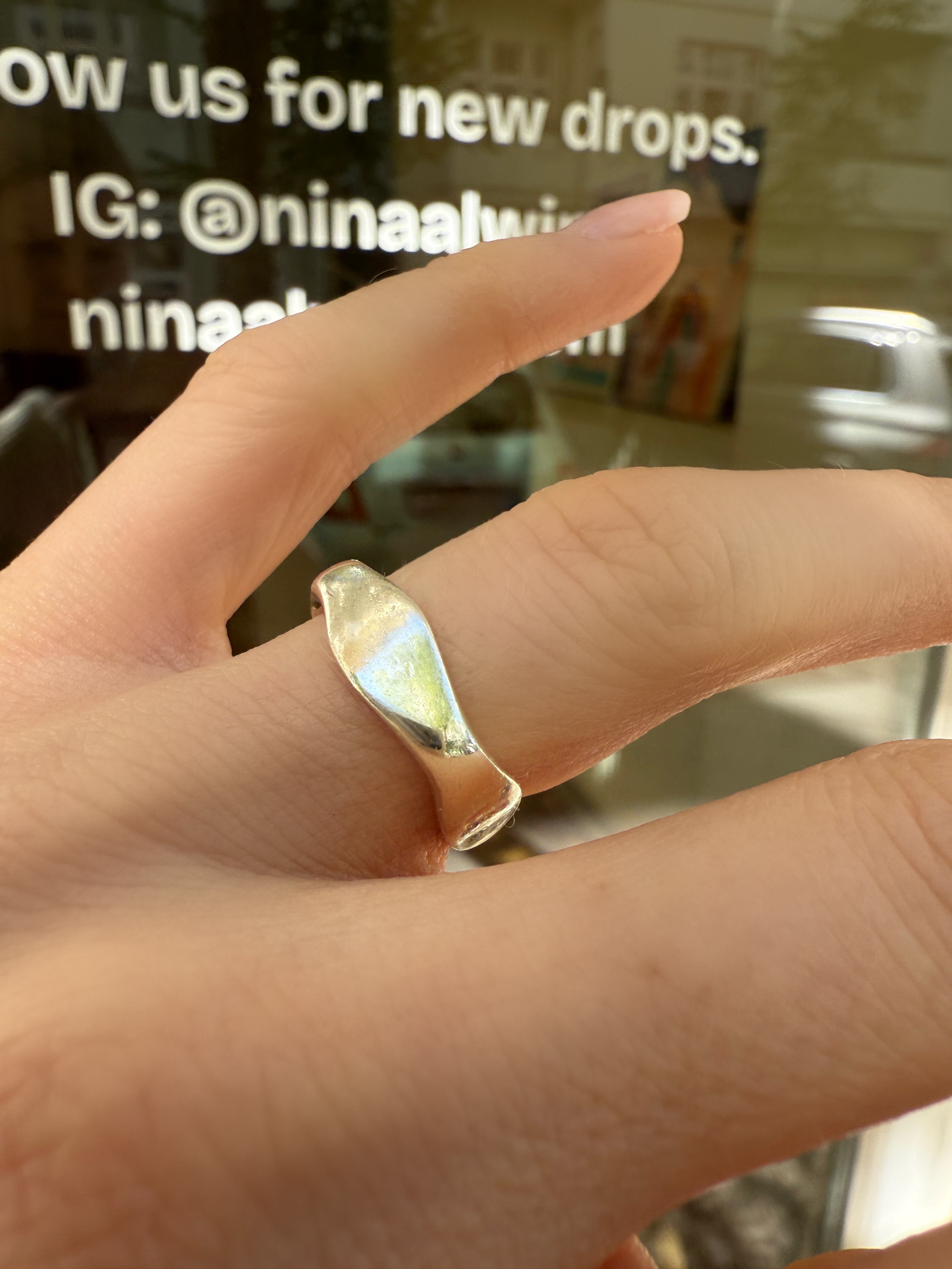 #938 Sehr massiver 925er Silber Ring - RG 50.5