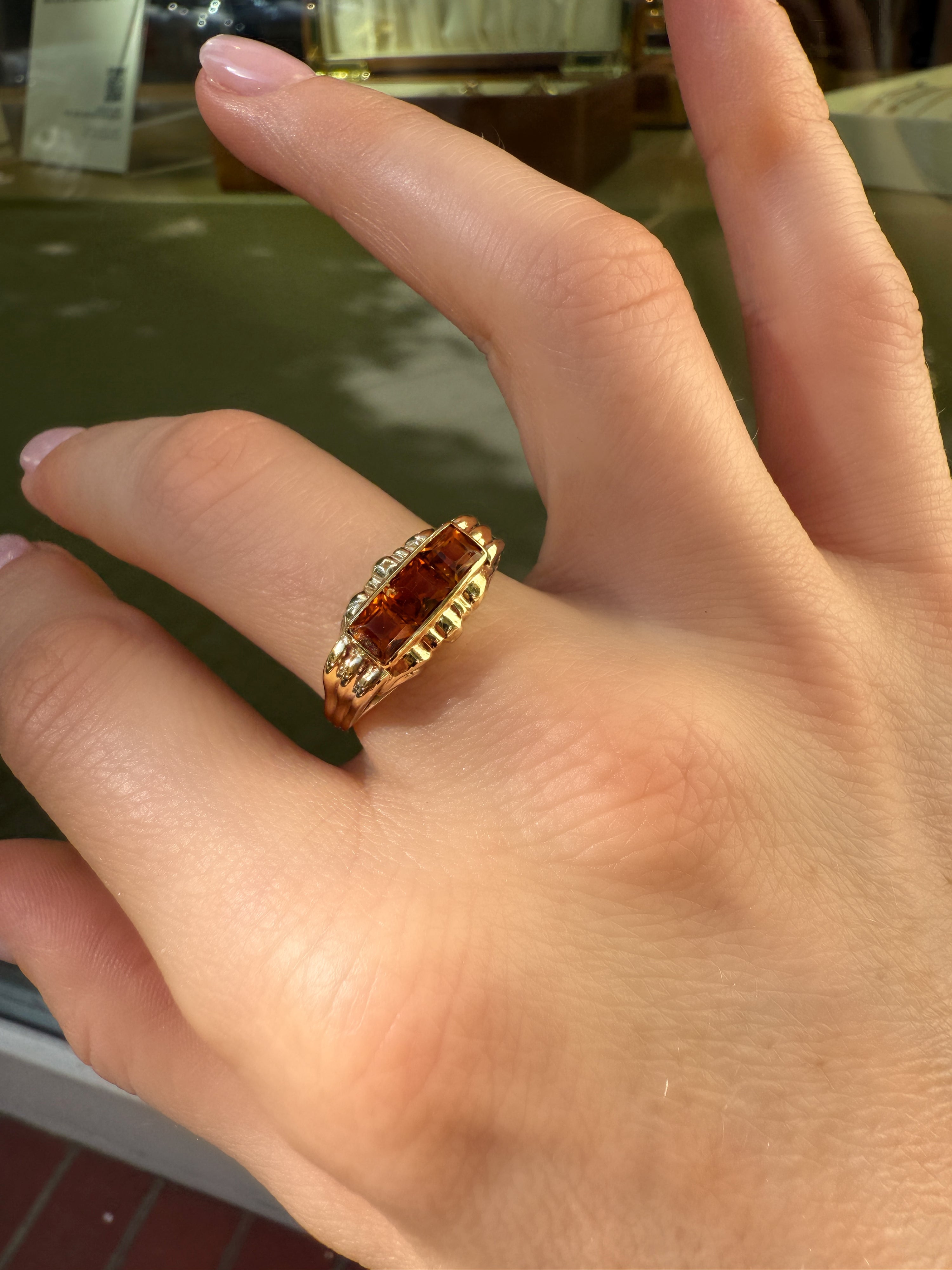 #1038 8k Ring mit Citrin - RG 58