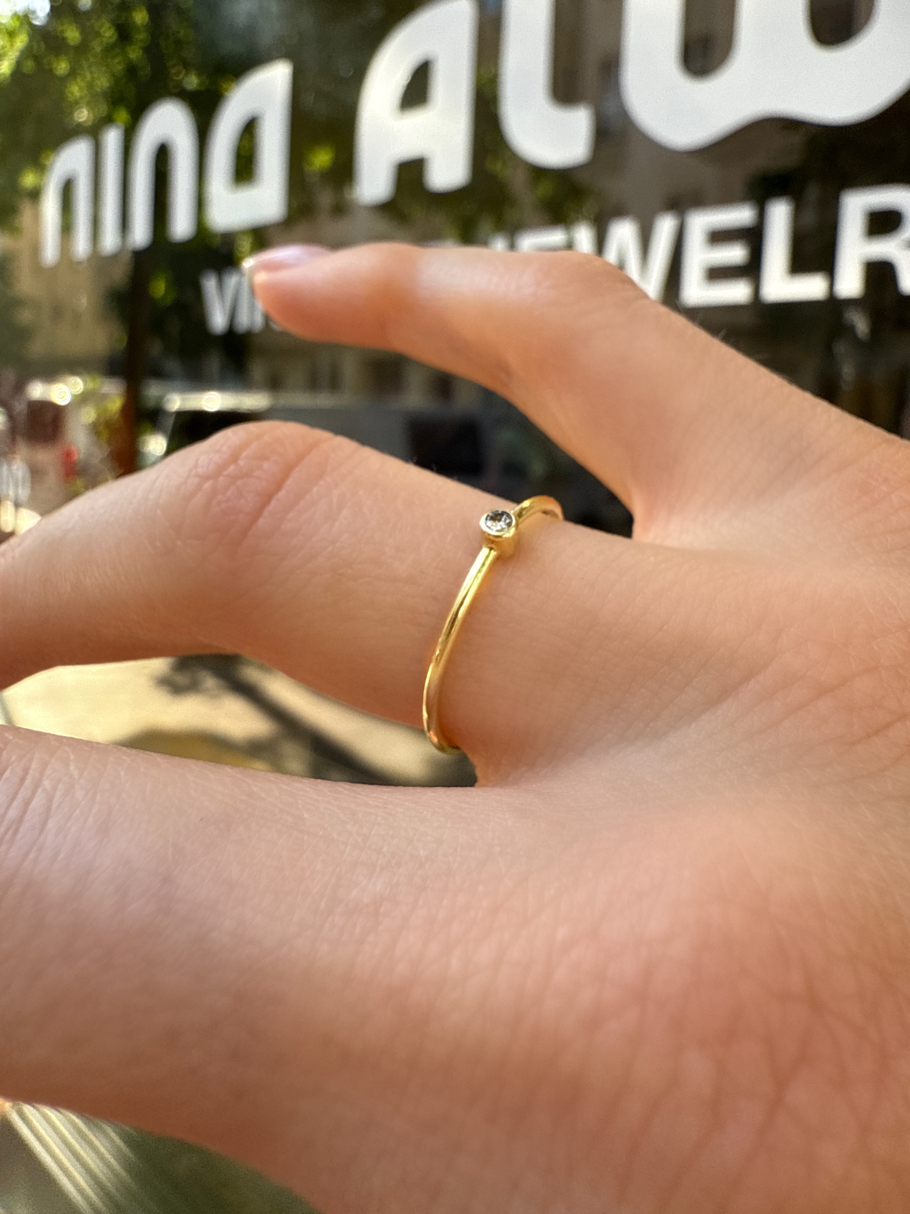 #1131 14k Ring with Diamond - RG 54