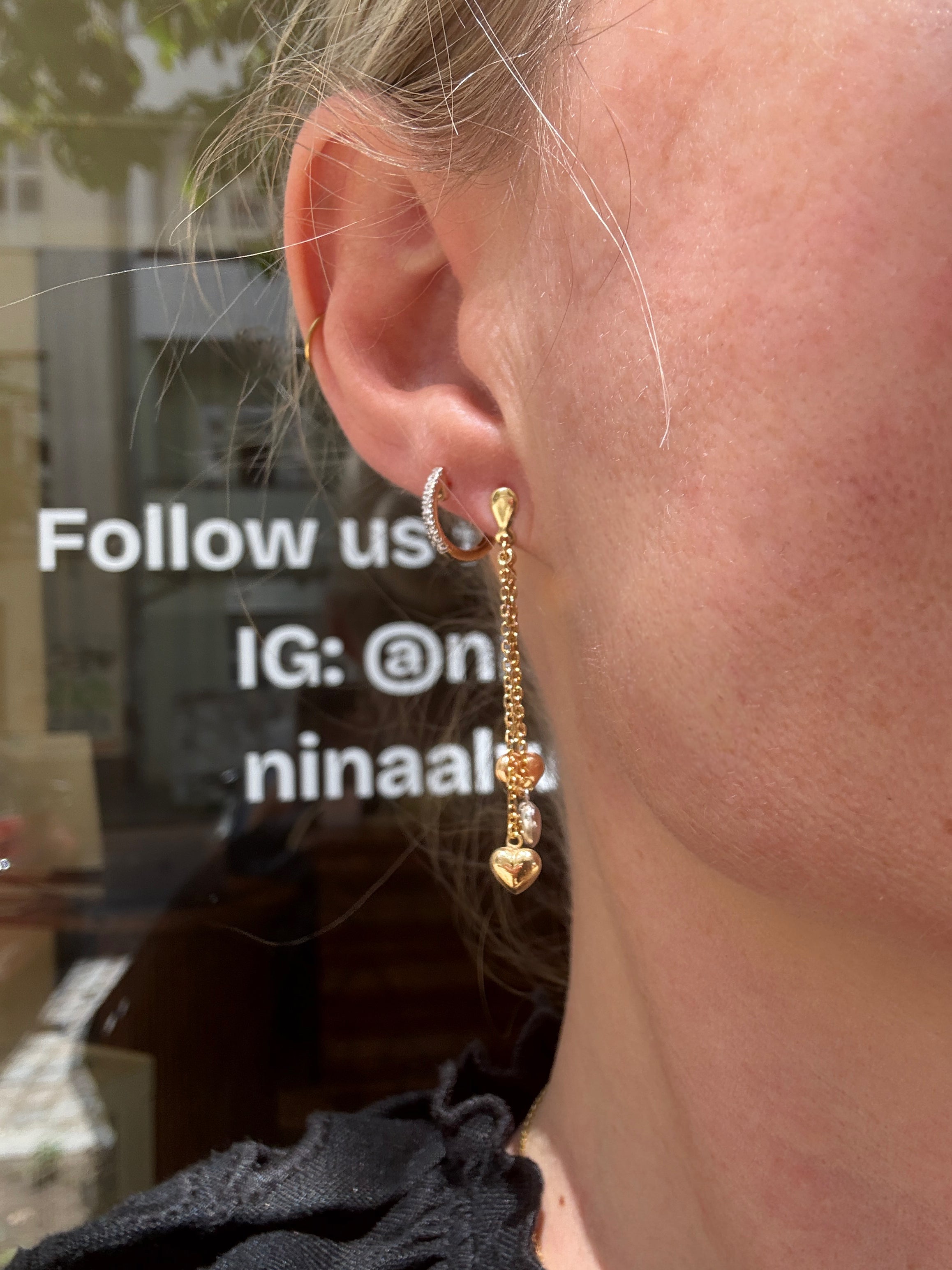 #1201 14k Hoop Earrings - 2cm