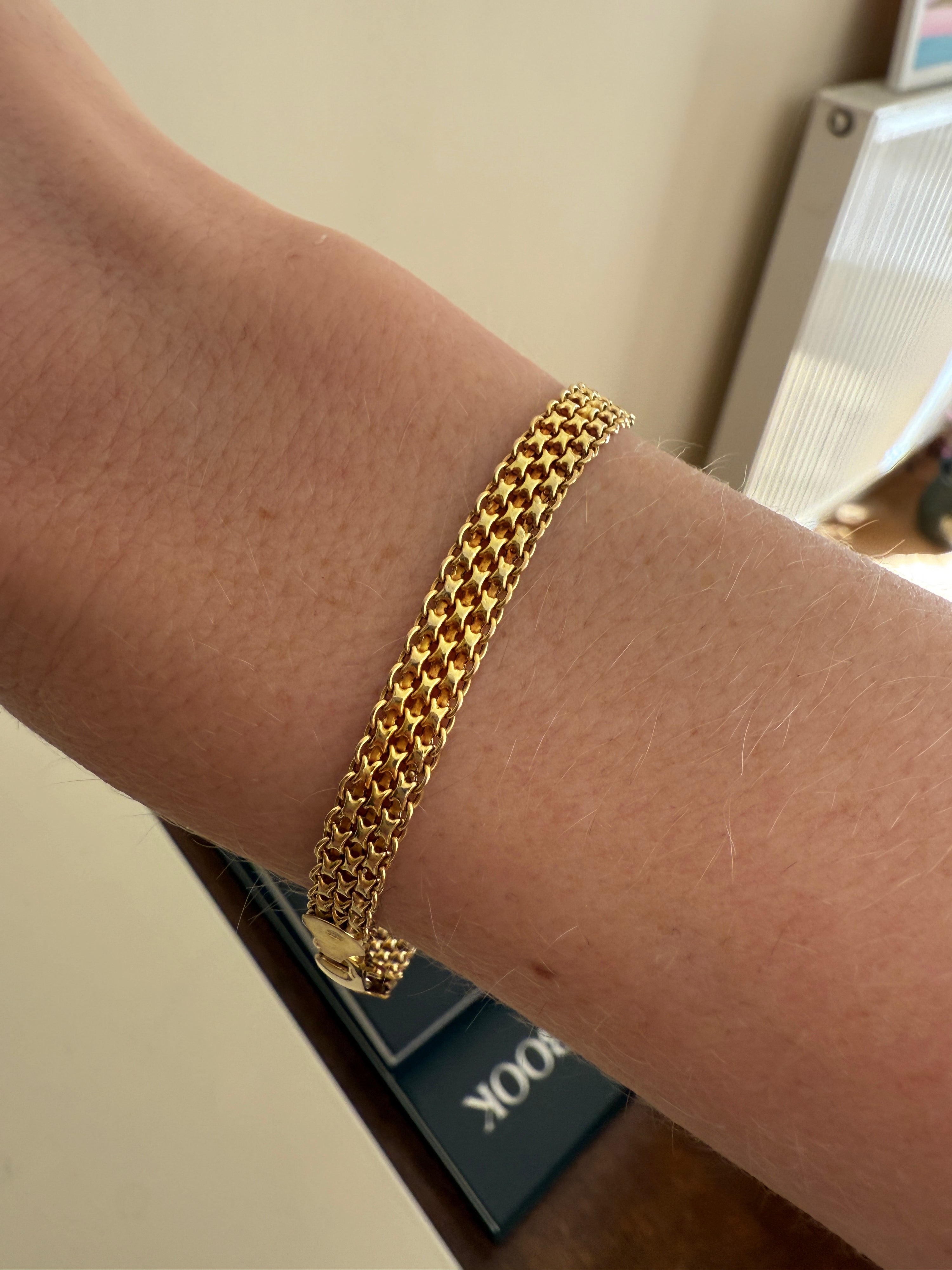 #1150 Solid 8k Bracelet - 19cm