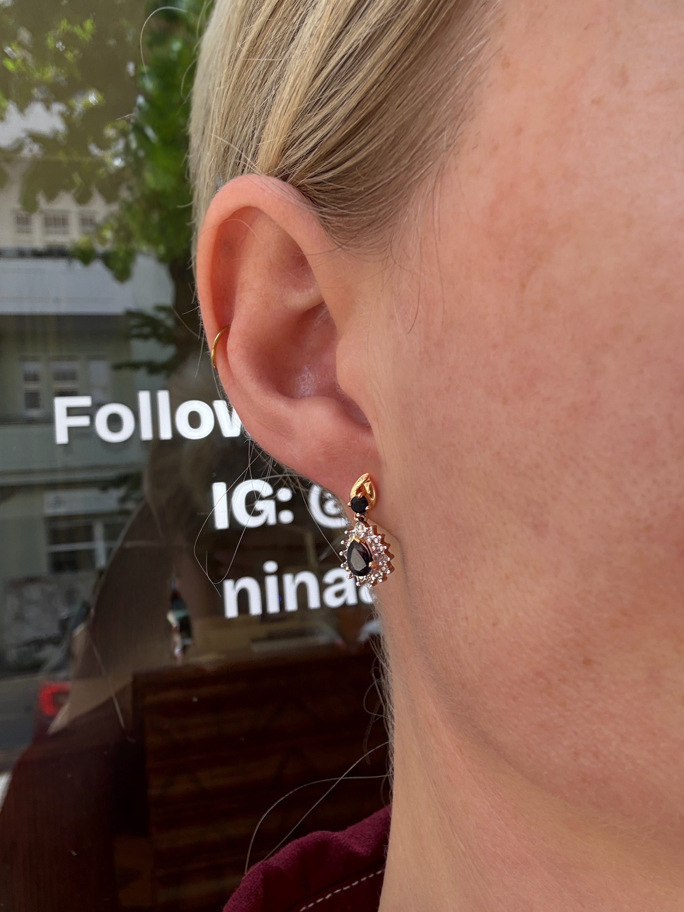 #1201 14k Hoop Earrings - 2cm