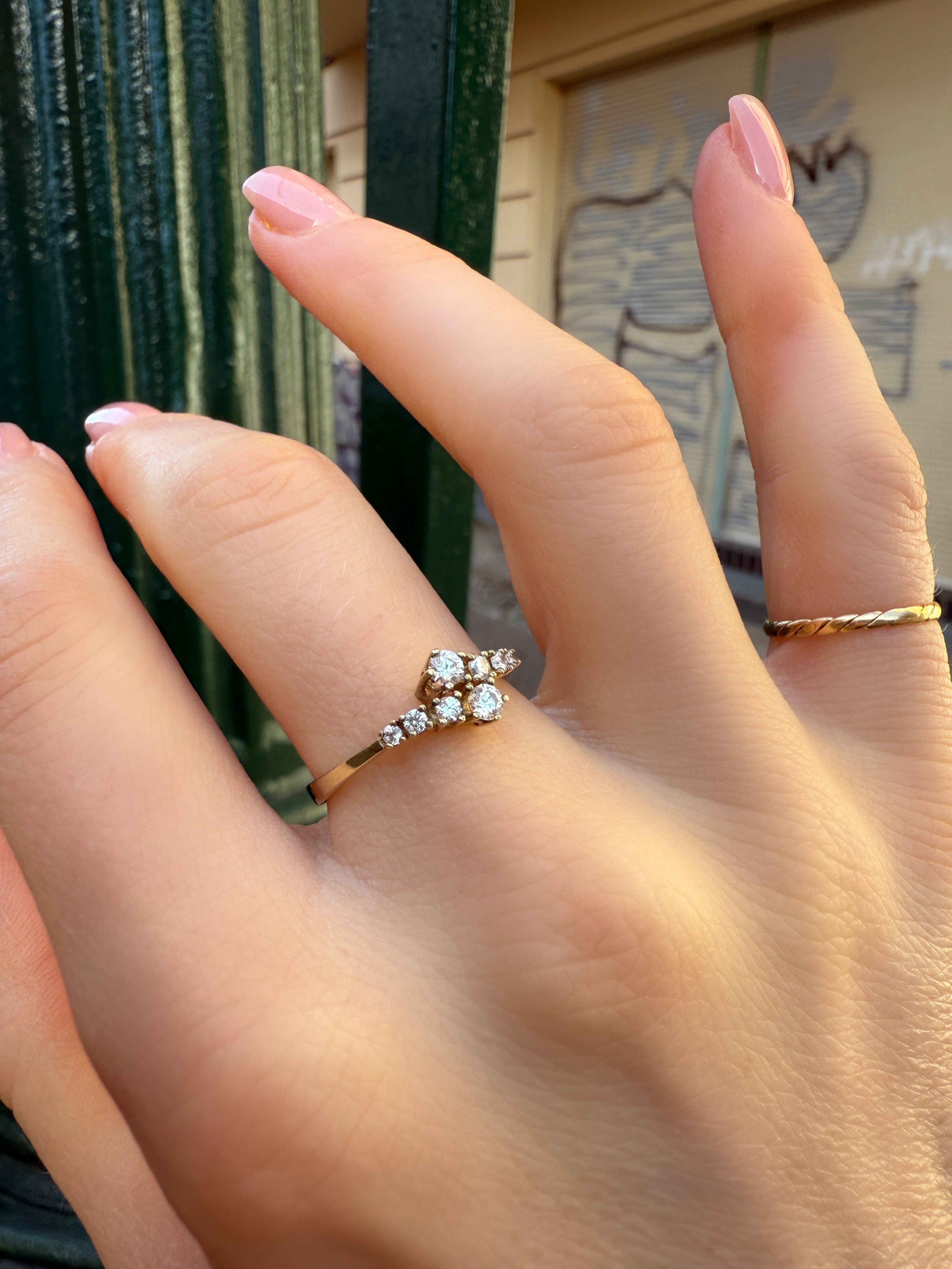 #246 8k Ring mit Zirkon - RG 57