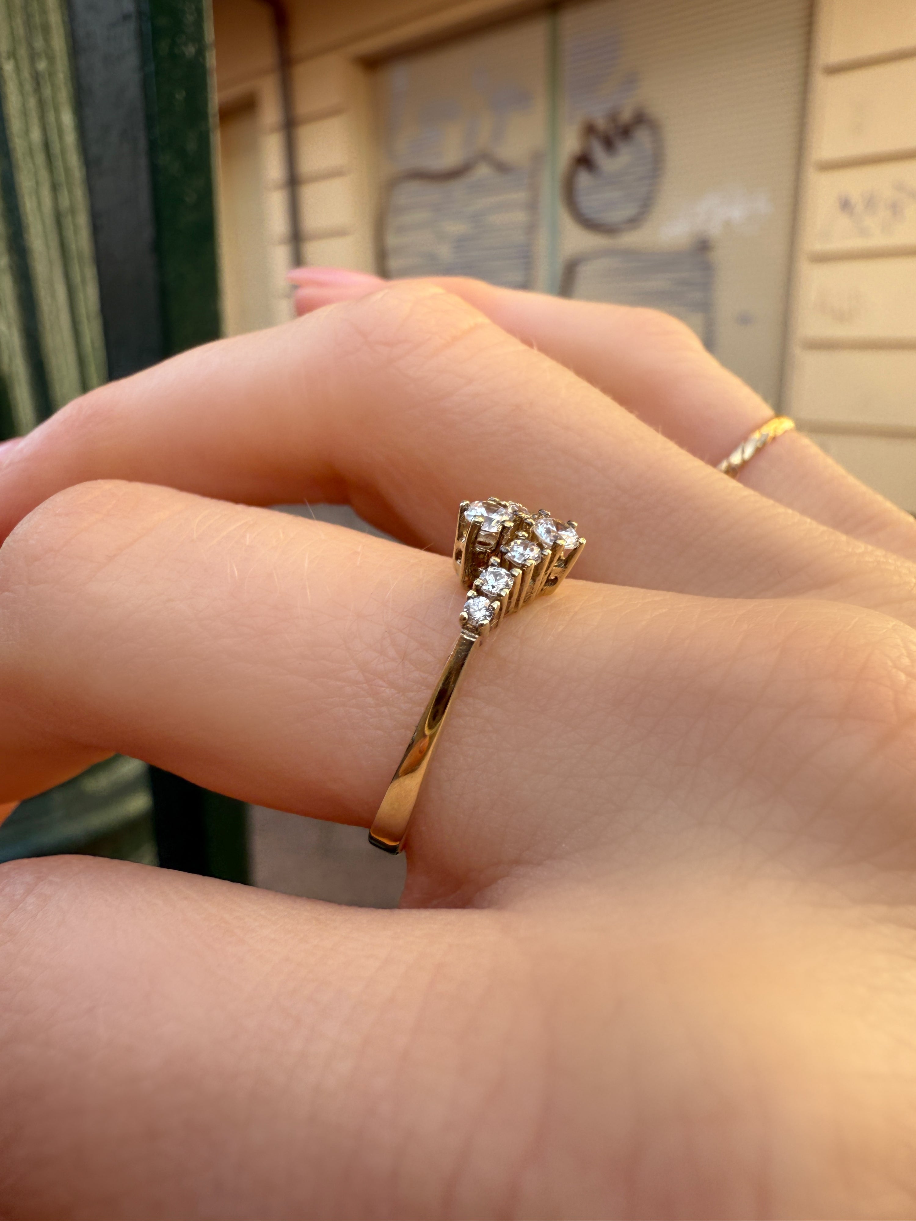 #246 8k Ring mit Zirkon - RG 57