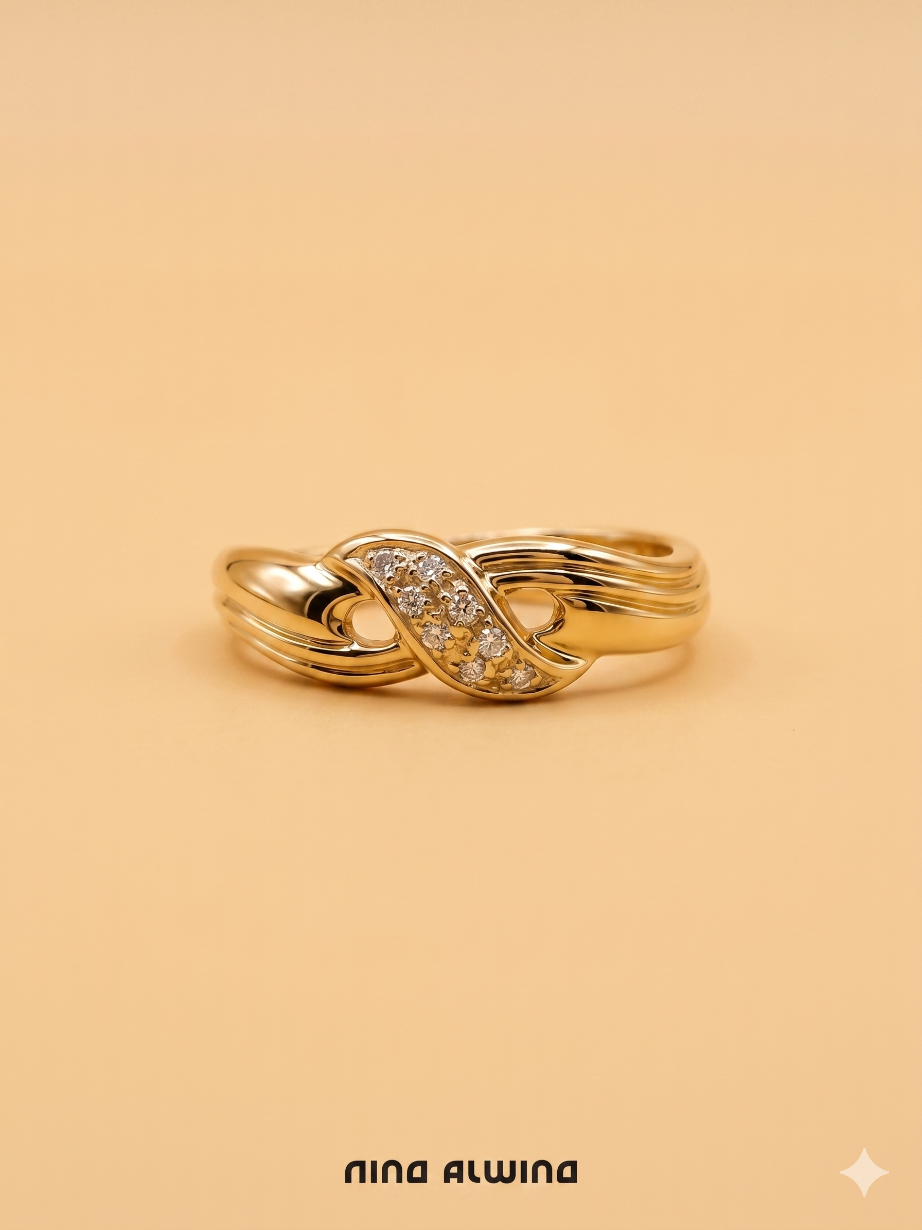 #434 8k Ring mit 8 Zirkonen - RG 51