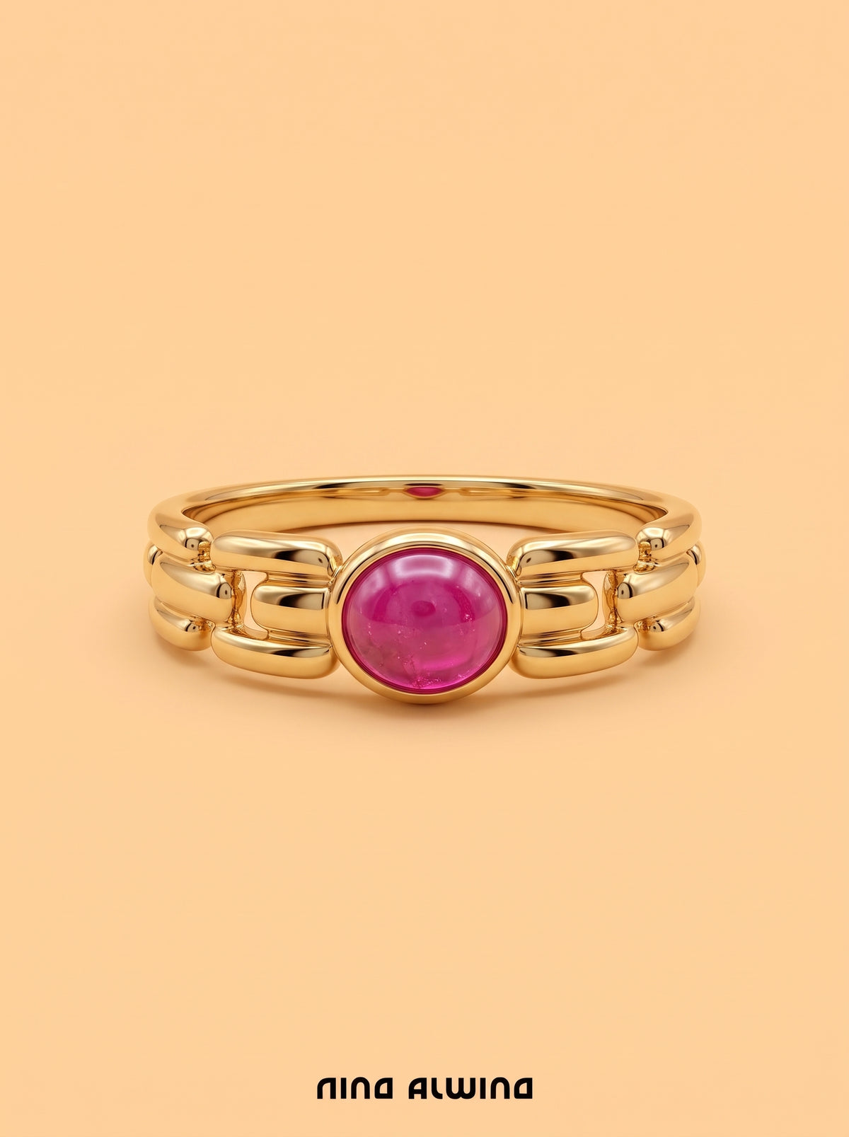 #1466 8k Ring mit Rubin - RG 58