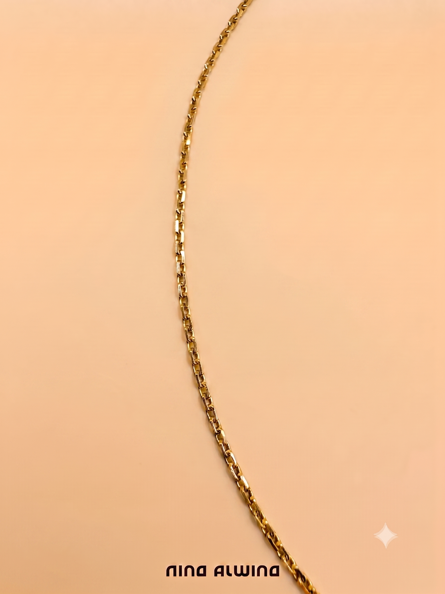 #1148 Massive 8k Kette - 49cm
