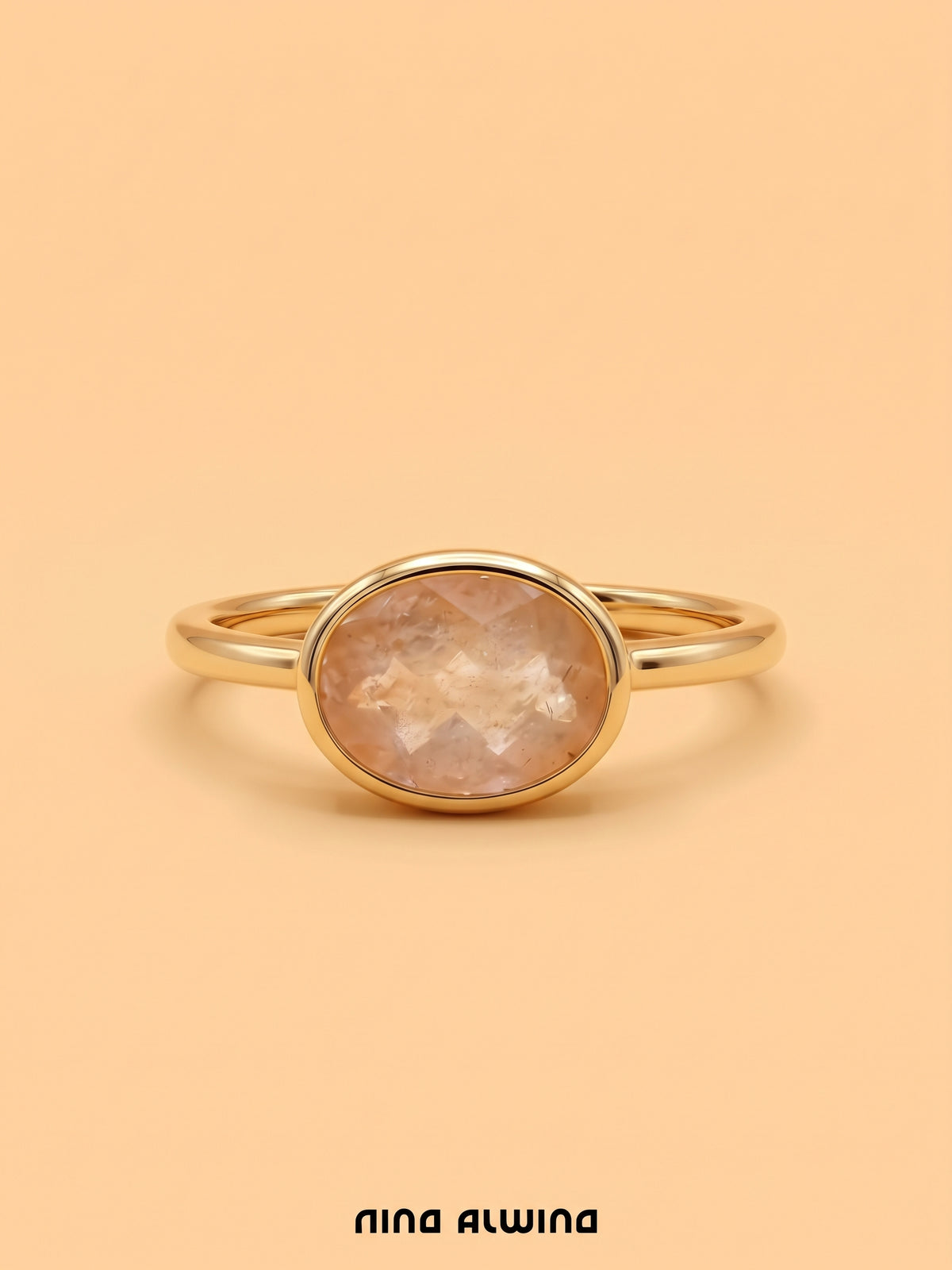 #1421 18k Ring mit Quarz - RG 51