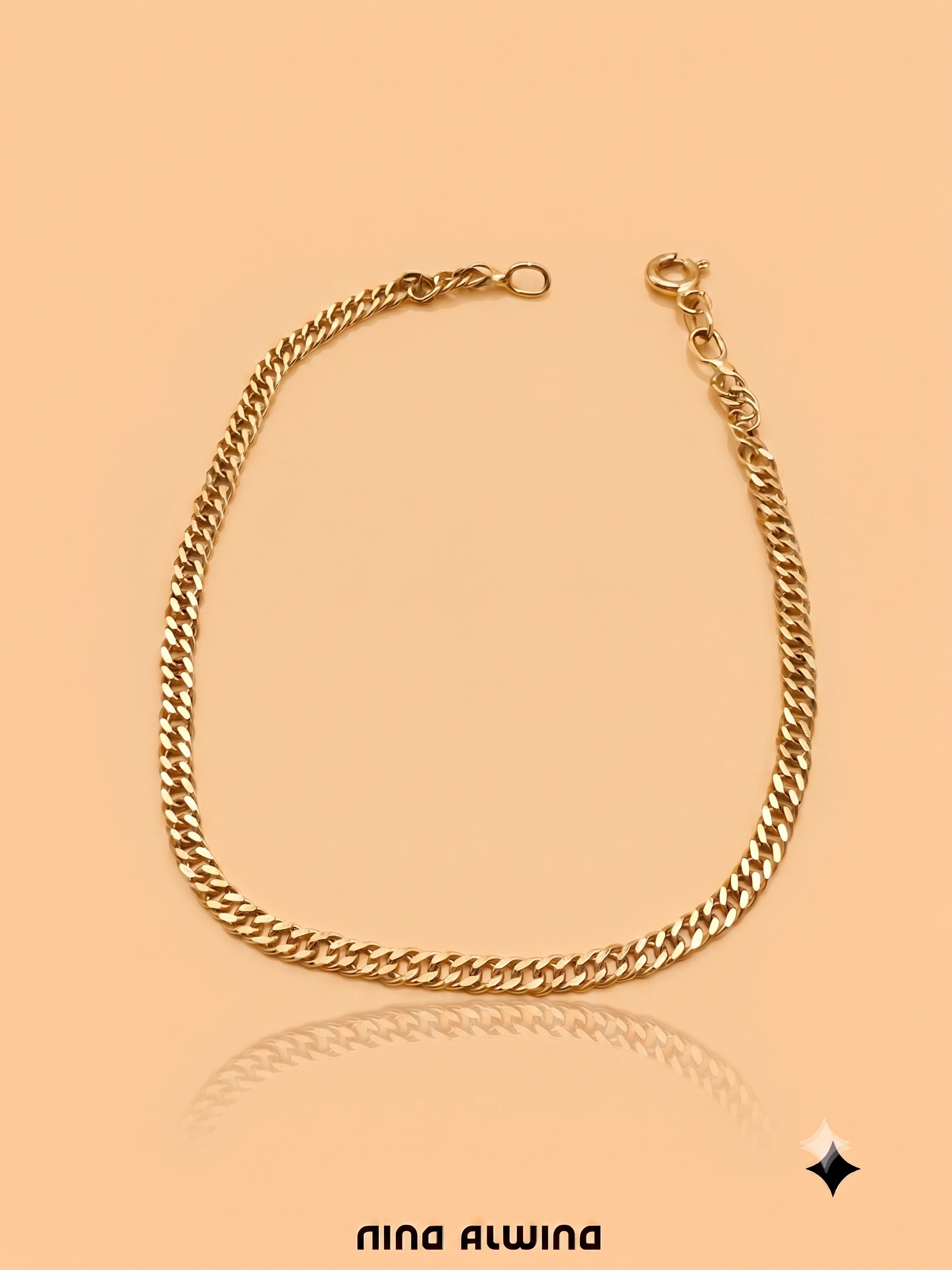 #1143 8k Armband - 18cm